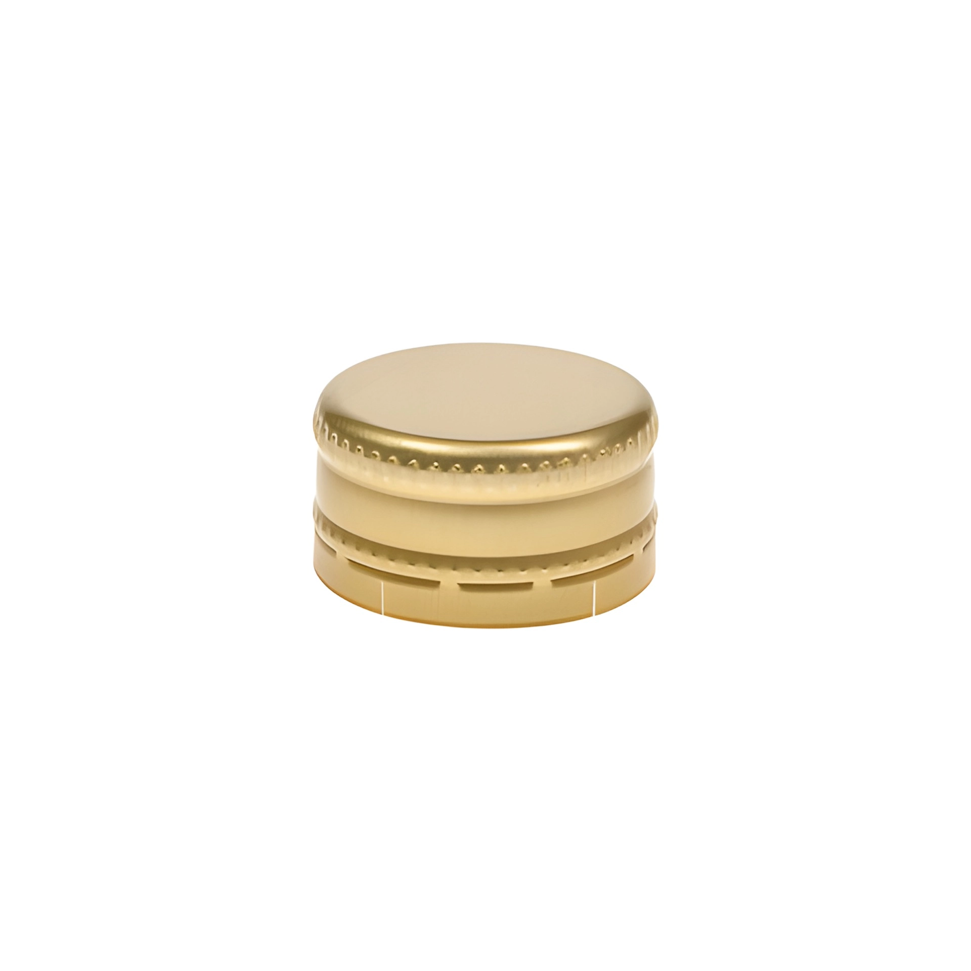 PP 28 gold Aluminium ohne Gewinde (Karton, 4500 Stück)