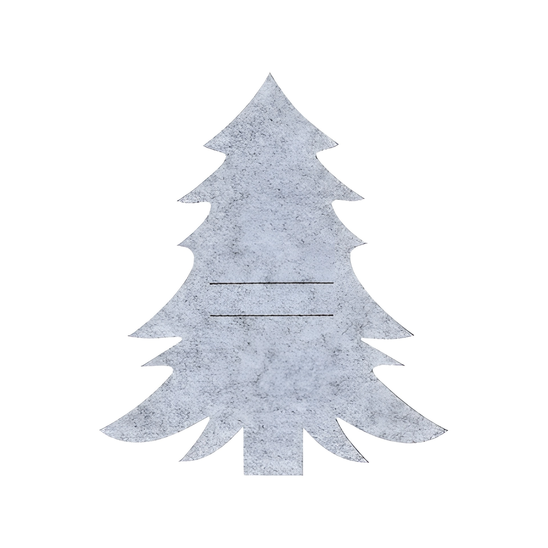 Besteckhalter 'Tannenbaum' aus Filz, 20 x 23 cm, 4 Stück