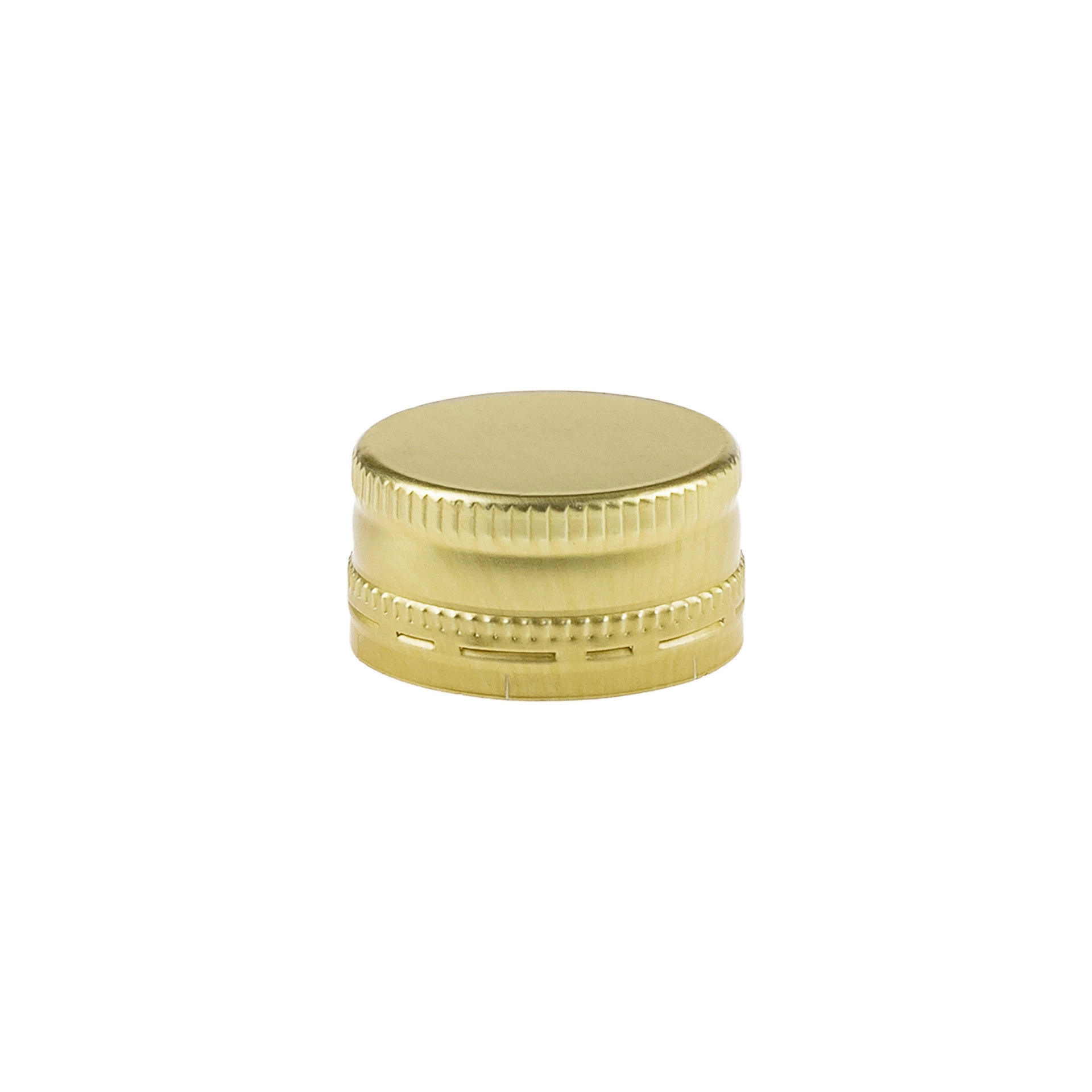 MCA 28/15 gold Aluminium ohne Gewinde mit Sprengring