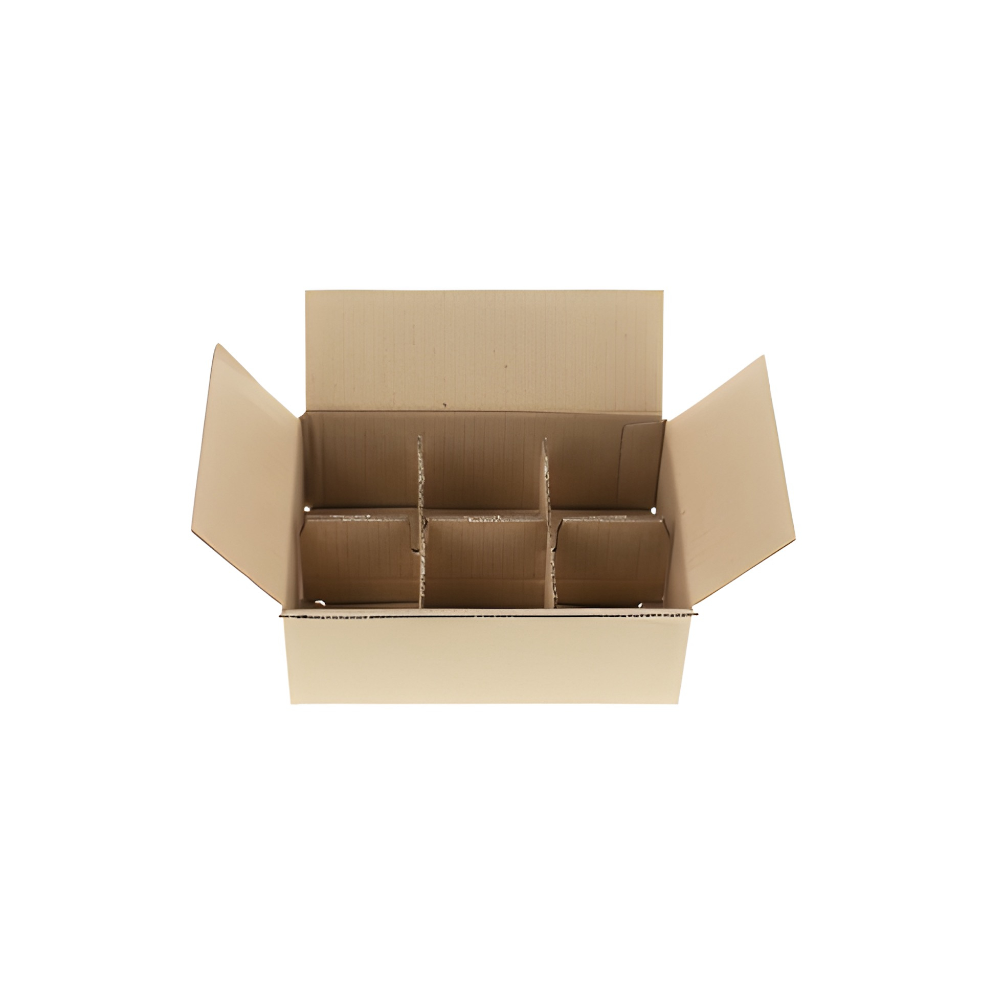 Karton 214 x 145 x 74 mm, 6er Gefache