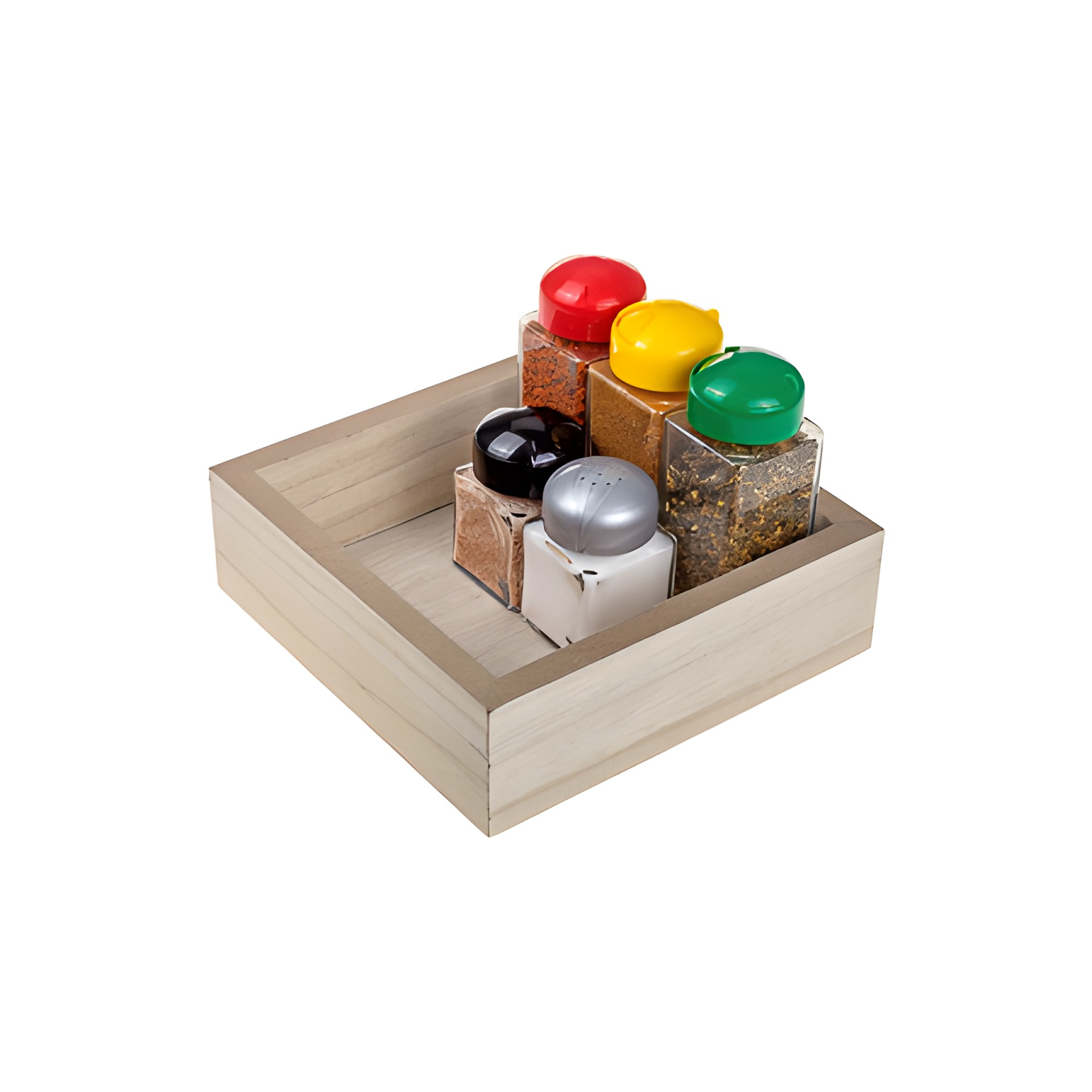 Holzkiste 17 x 17 x 5,3 cm