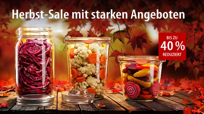 Herbst-Sale mit starken Angeboten - Bis zu 40 % reduziert
