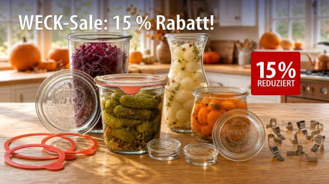 WECK-Sale: 15 % Rabatt!