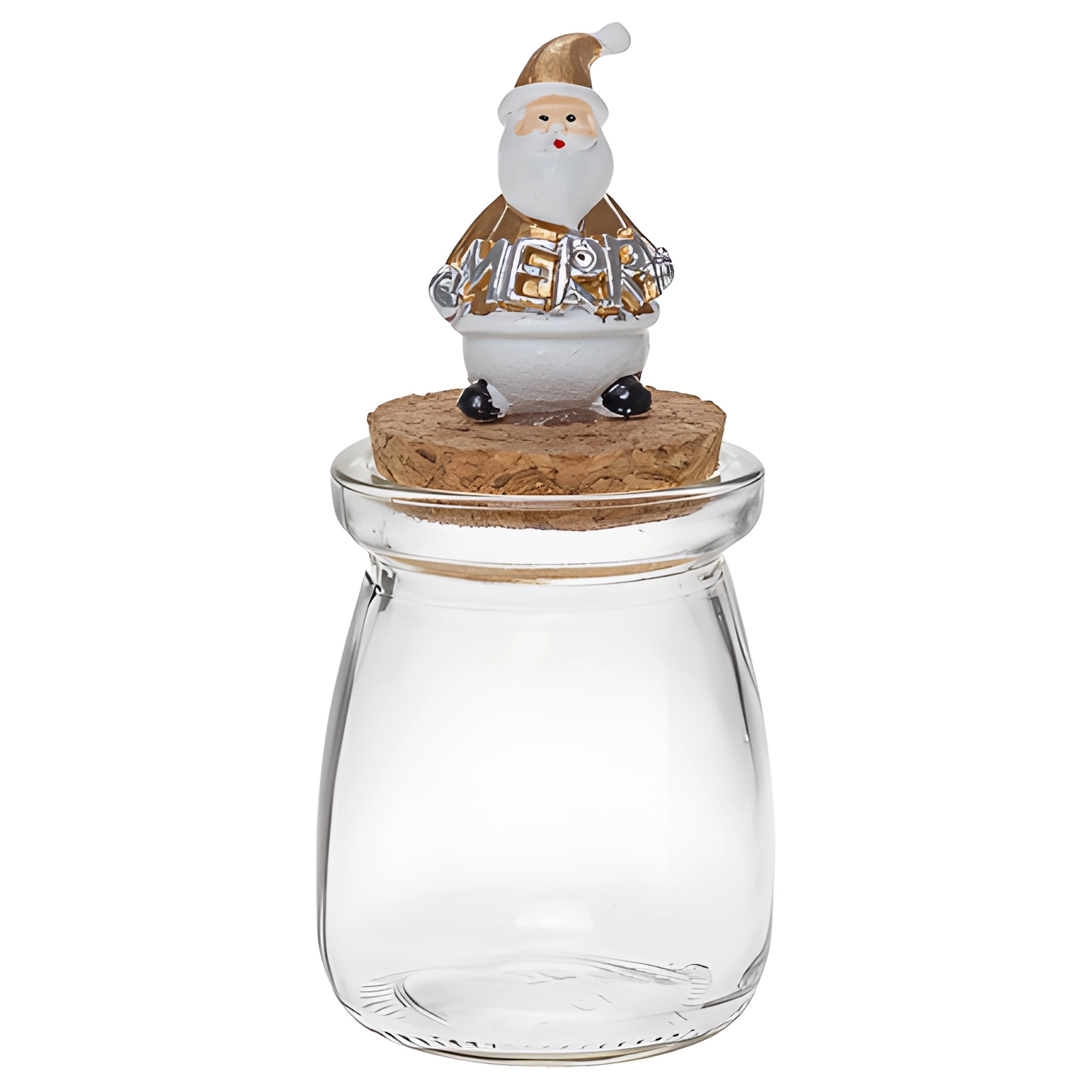 Deko-Korkenglas 'Weihnachtsmann' 90 ml