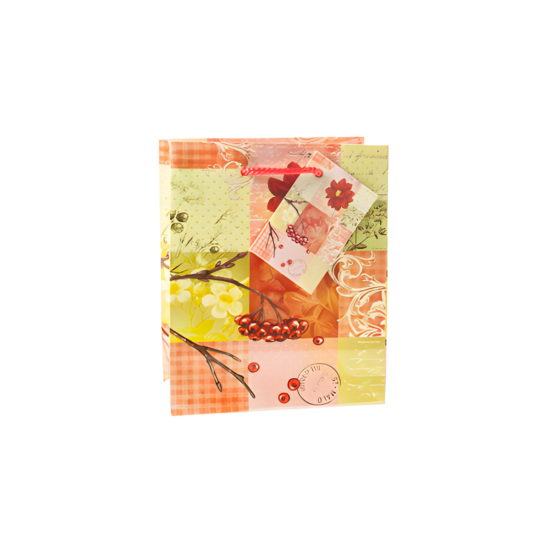 Geschenktüte 'Mosaik Blumen', klein