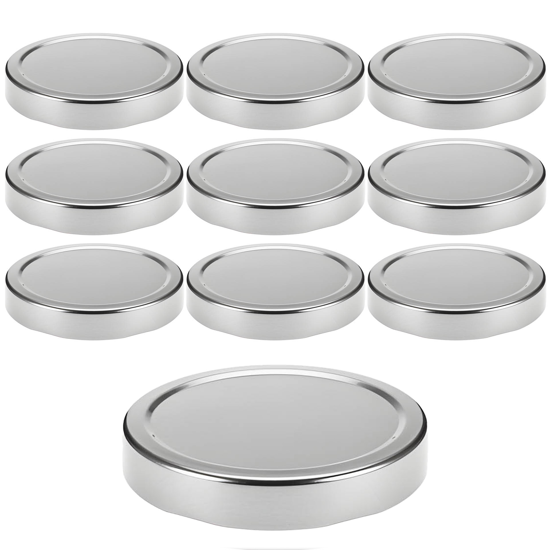 TO 82 Deep silber past., 10 Stück