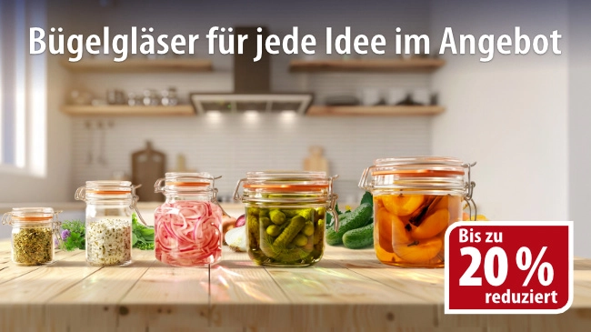 Bügelgläser im Angebot