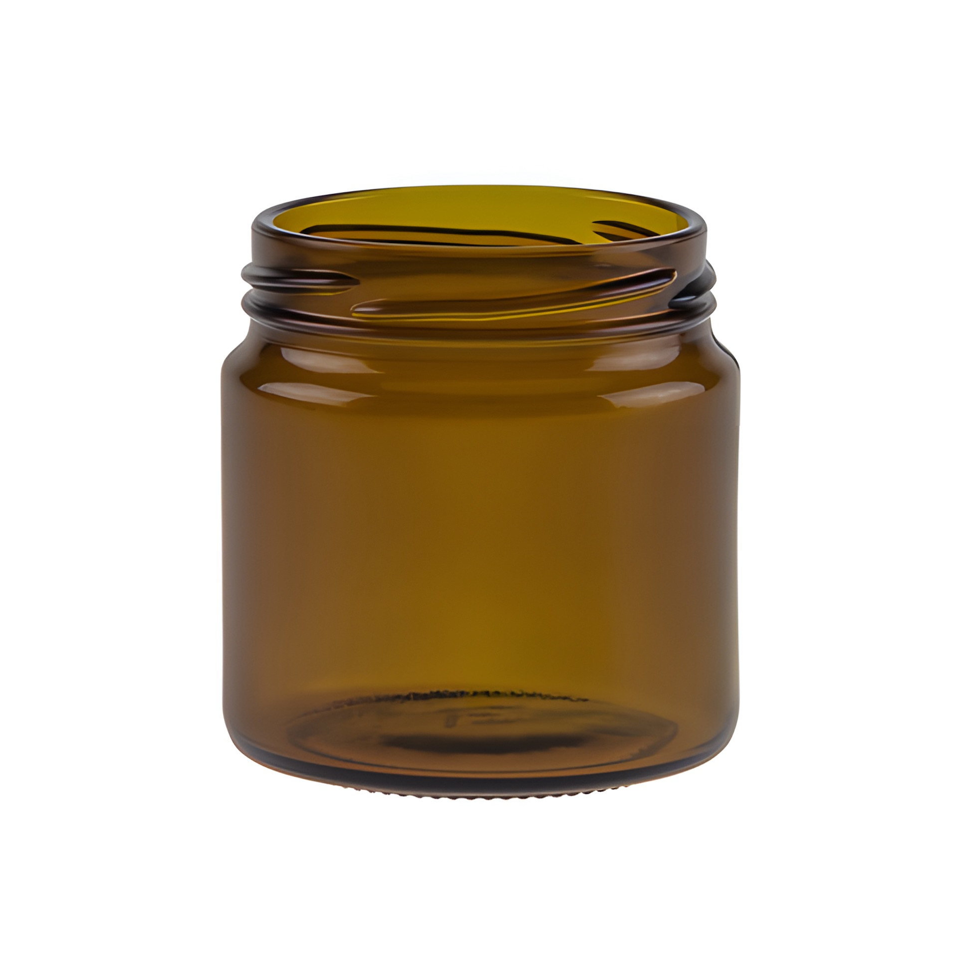 Rundglas  215 ml braun