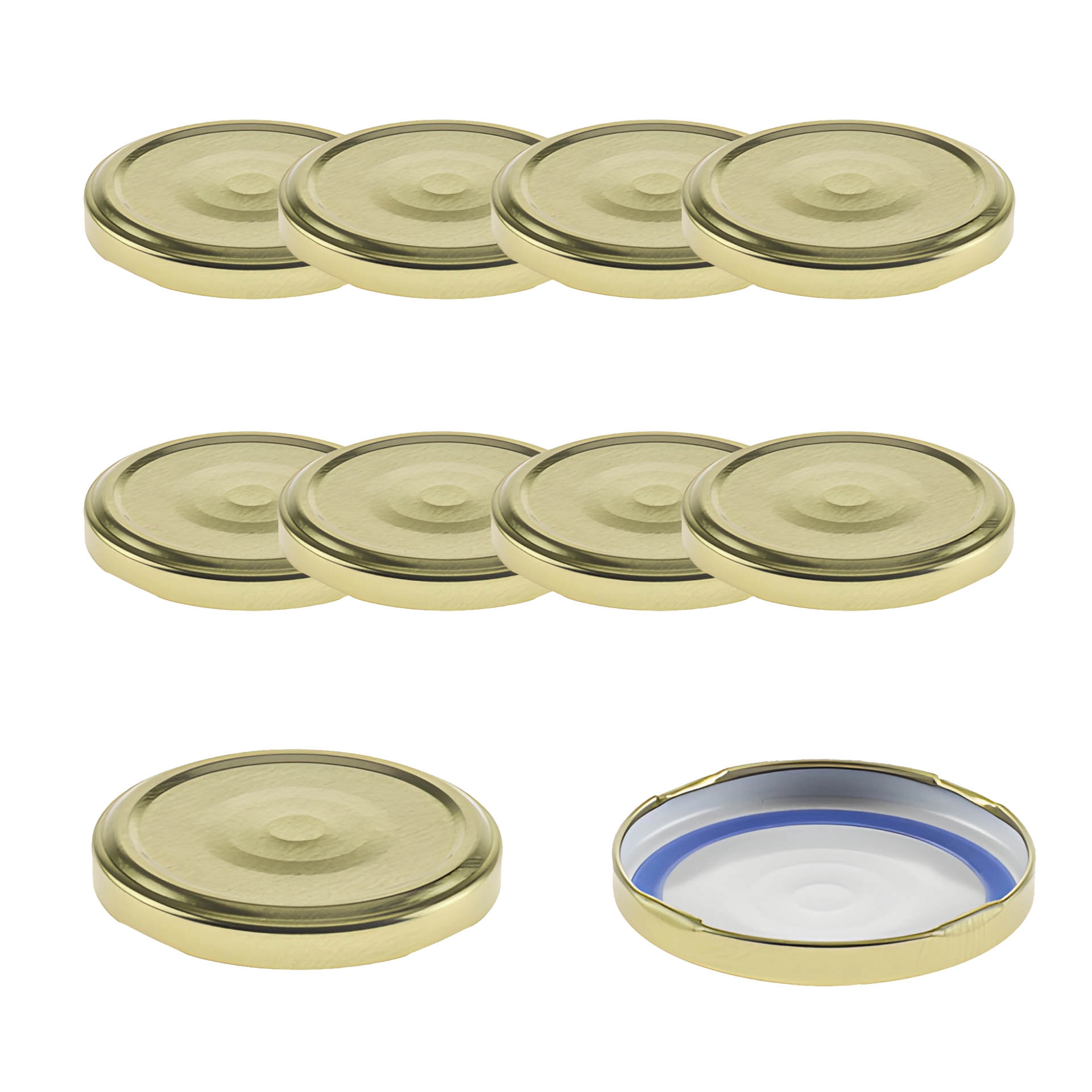 TO  70 gold past. mit Button BLUESEAL, 10 Stück