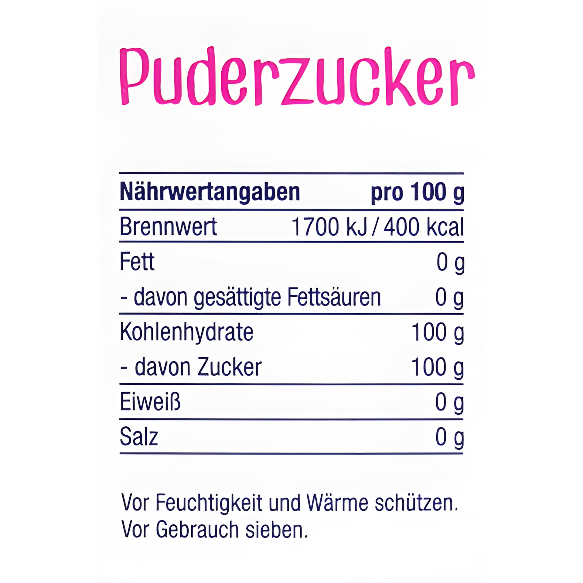 Puderzucker, 250 g