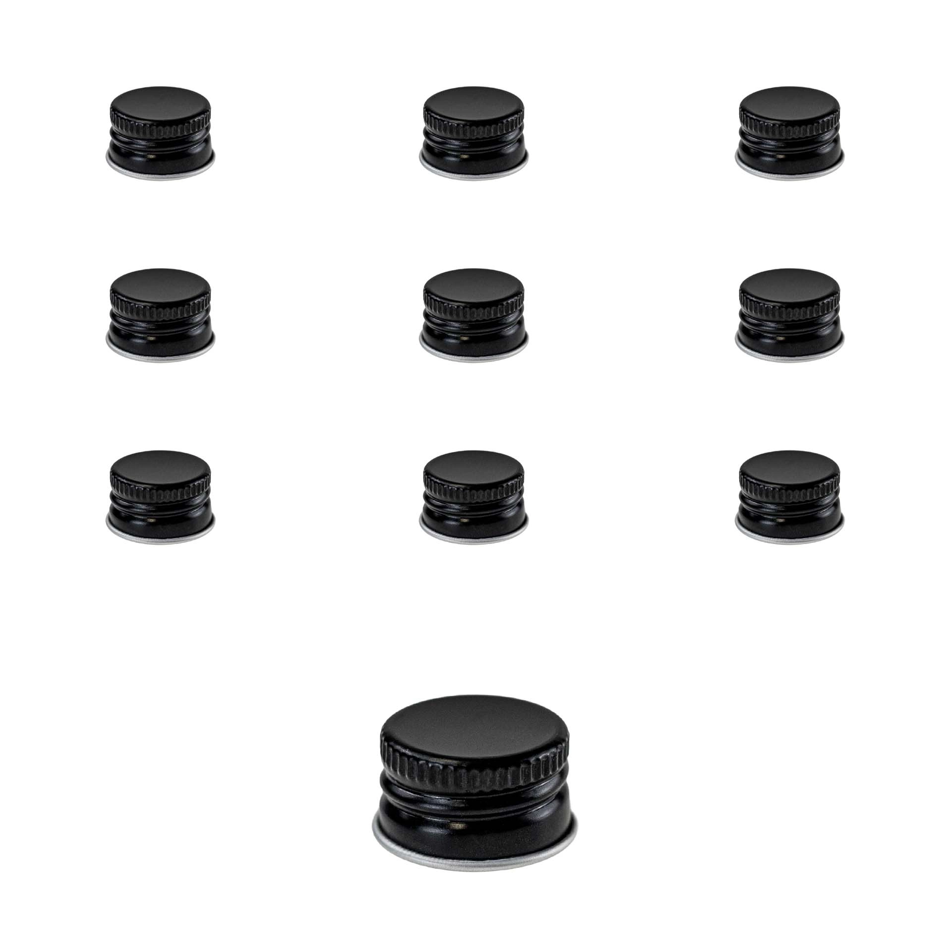 PP 18 schwarz Aluminium, 10 Stück