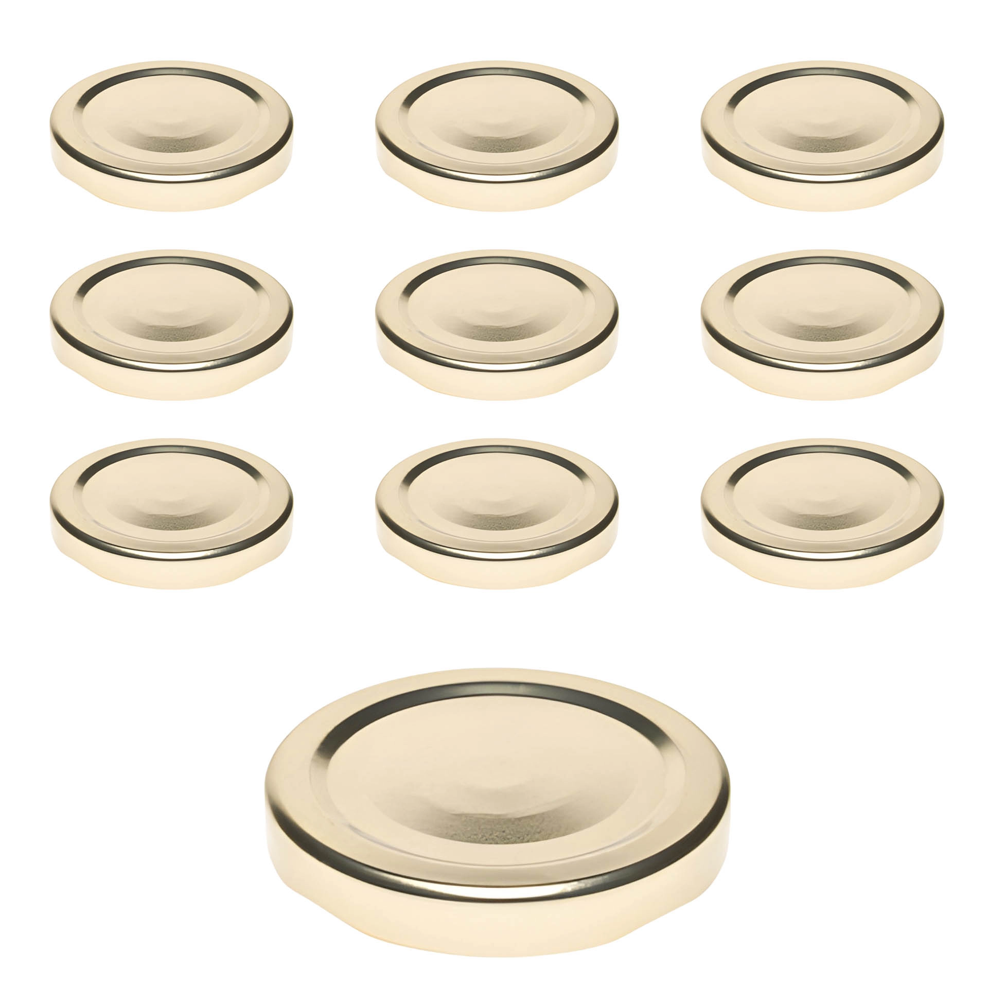 TO  58 gold past. mit Button, 10 Stück