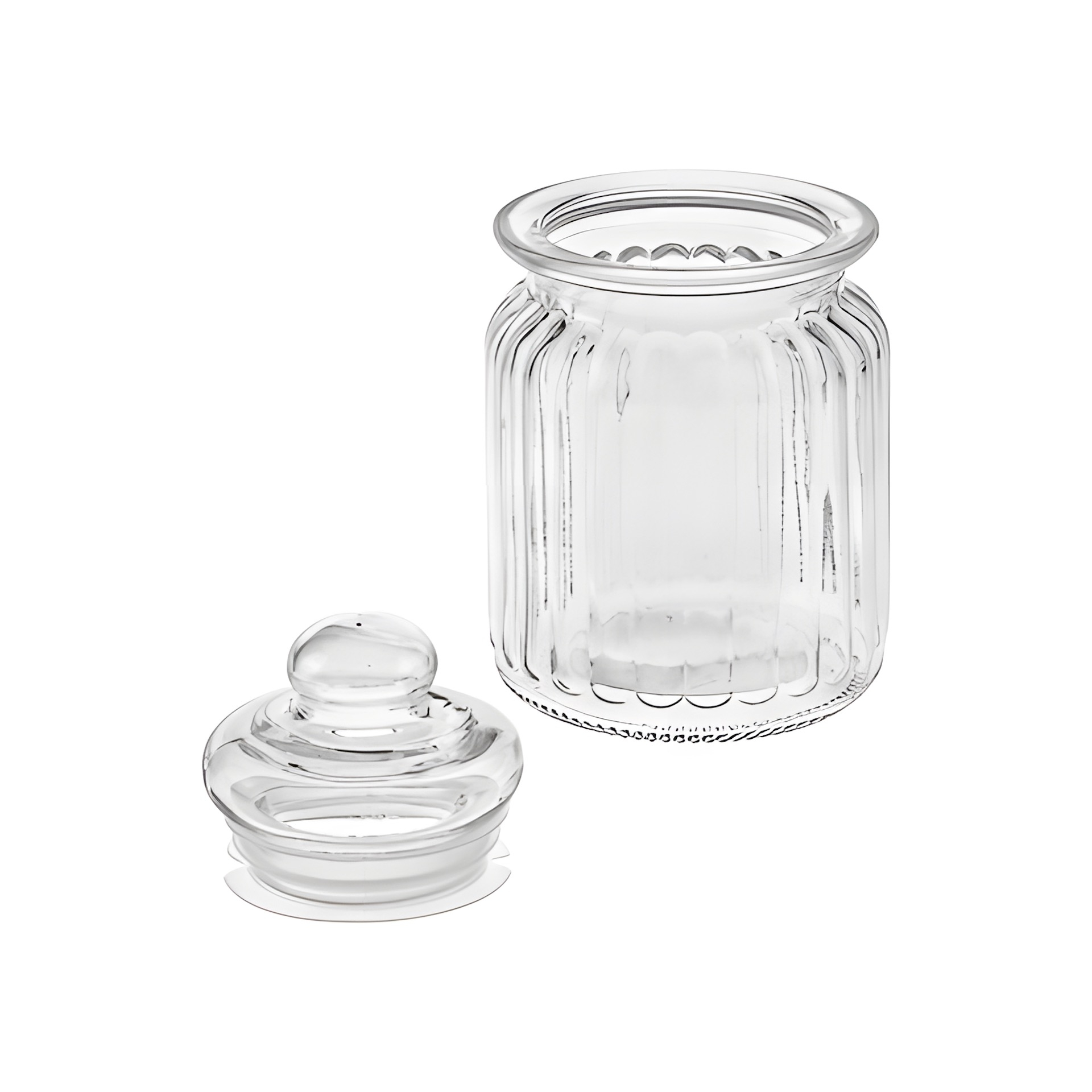 Vorratsglas mit Facetten  260 ml