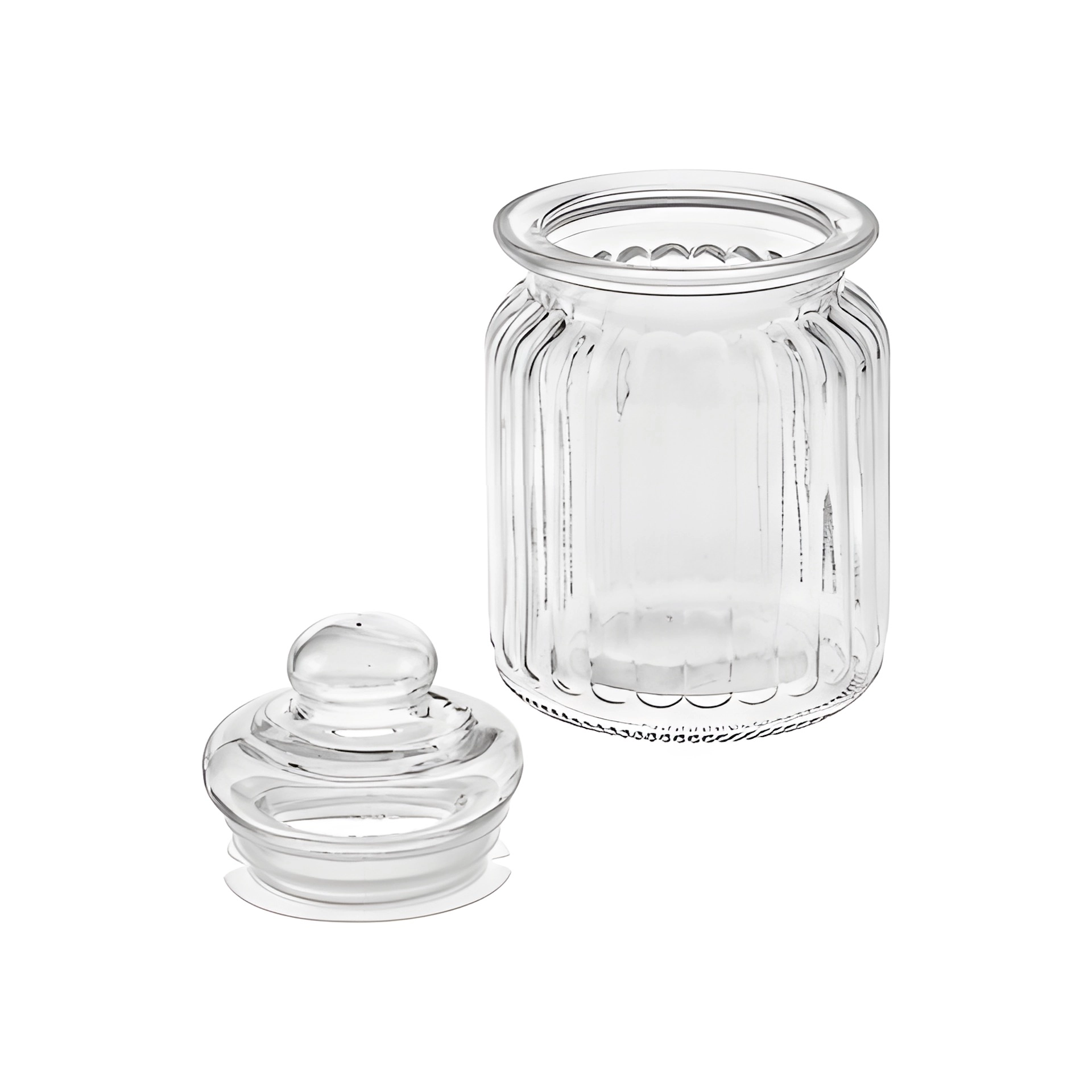 Vorratsglas mit Facetten  260 ml