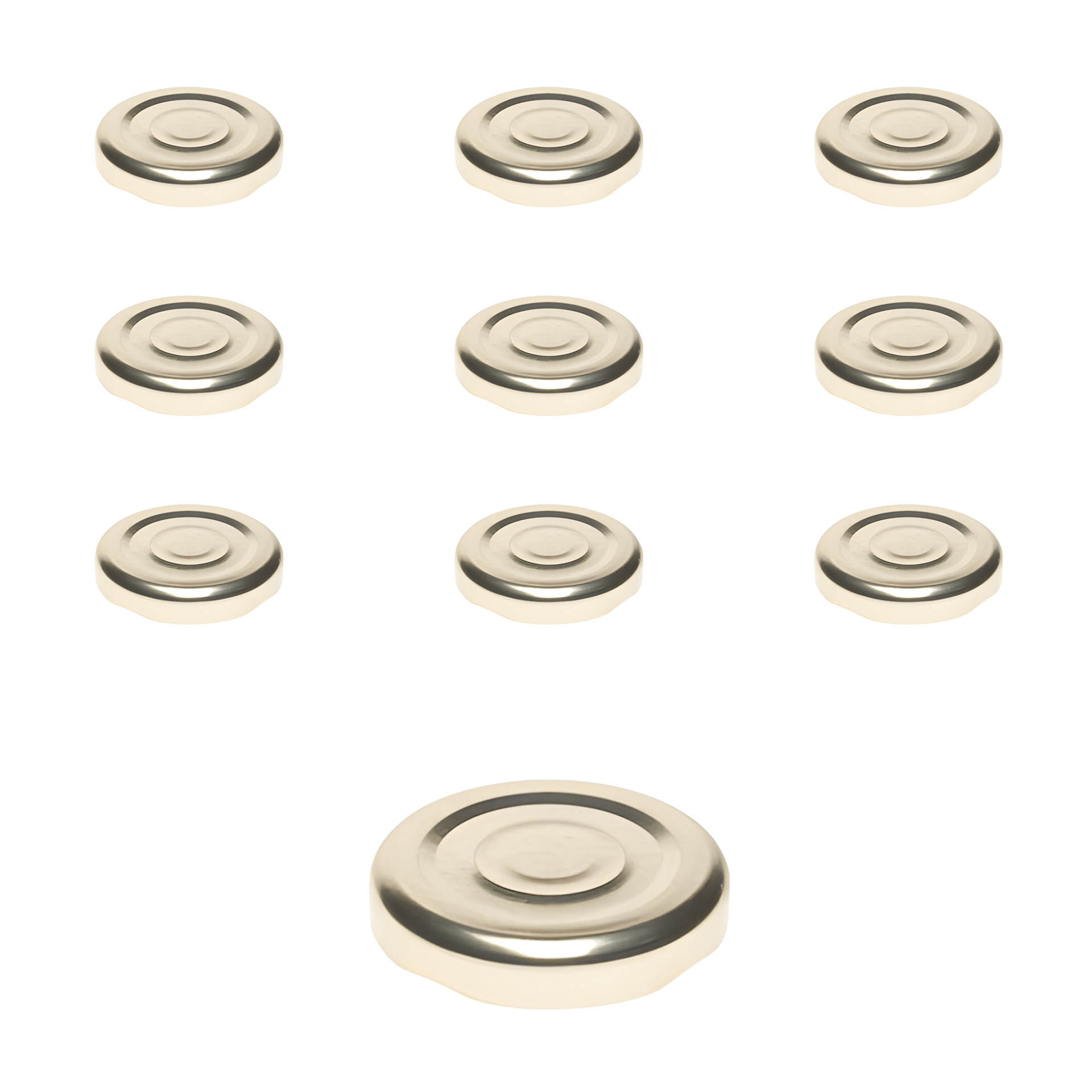 TO  43 gold past. mit Button, 10 Stück