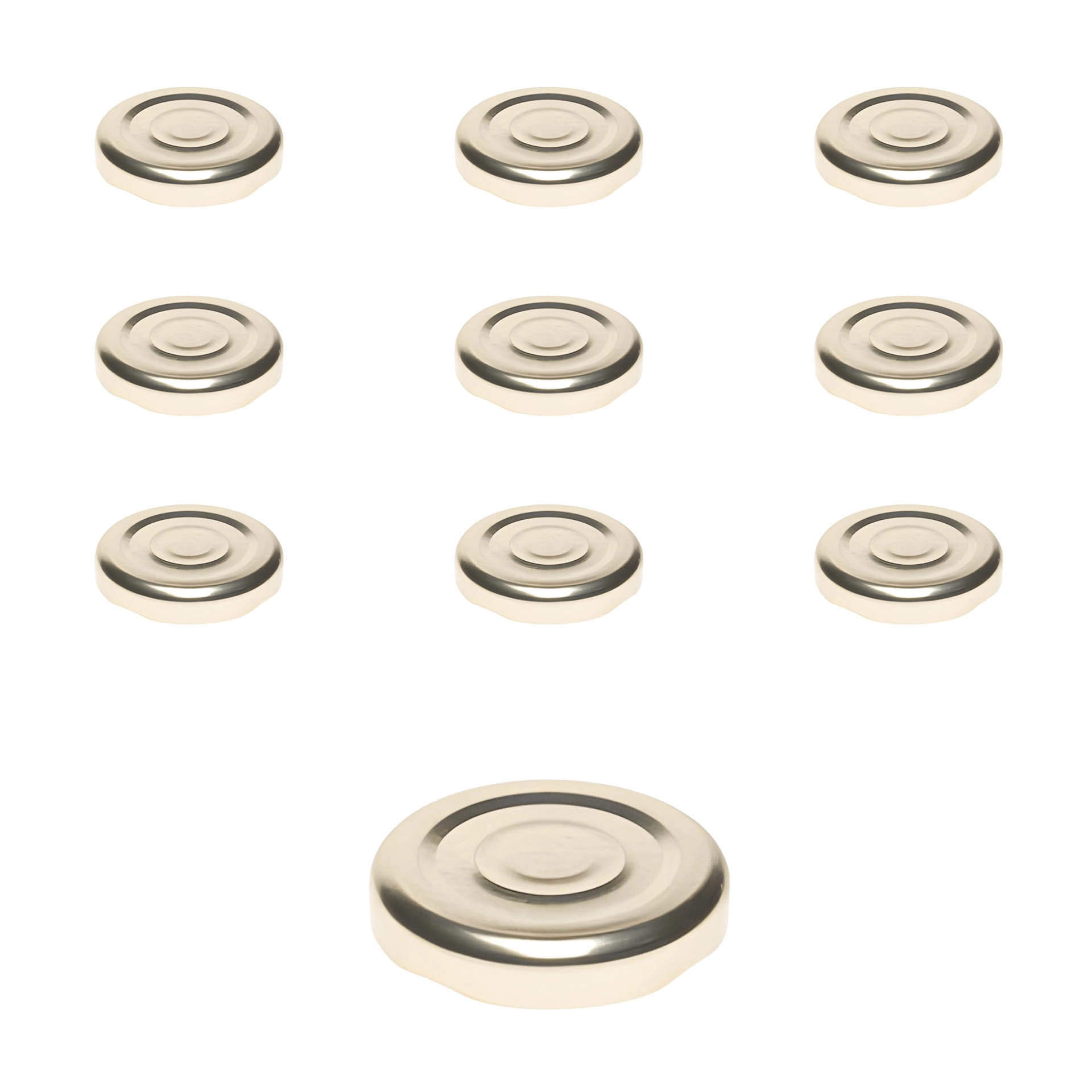 TO  43 gold past. mit Button, 10 Stück