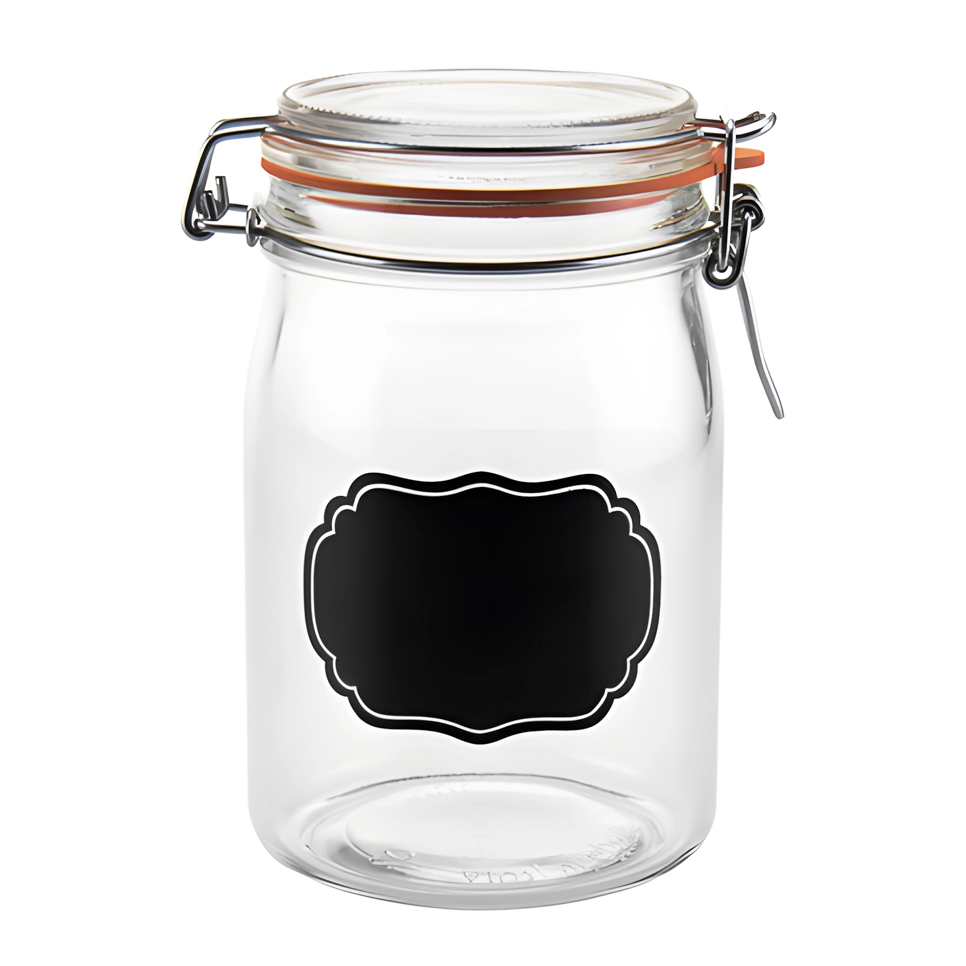 Bügelglas 'Ermetico' 1000 ml mit Tafel