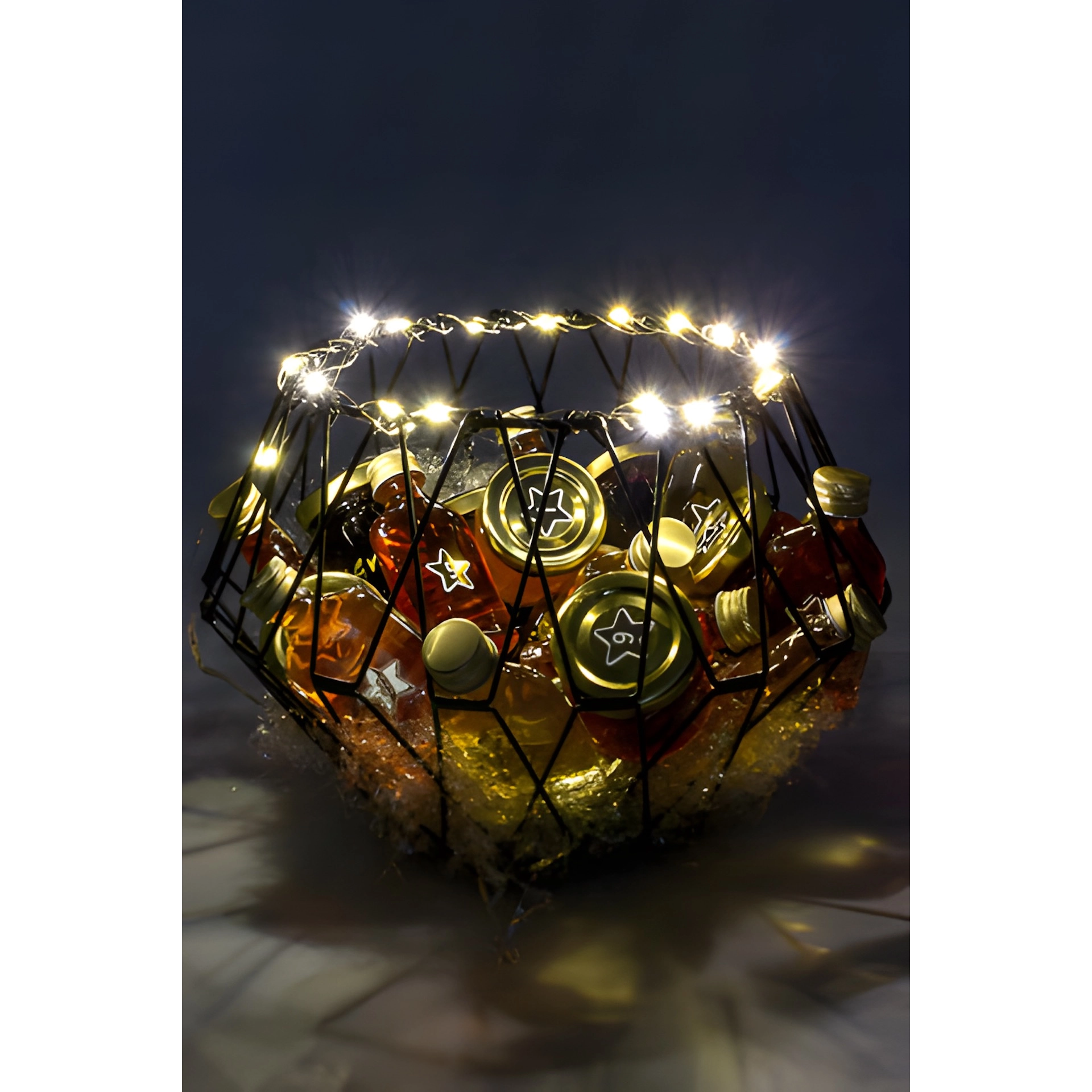 Adventskalender-Set 'Überraschungen im Korb'