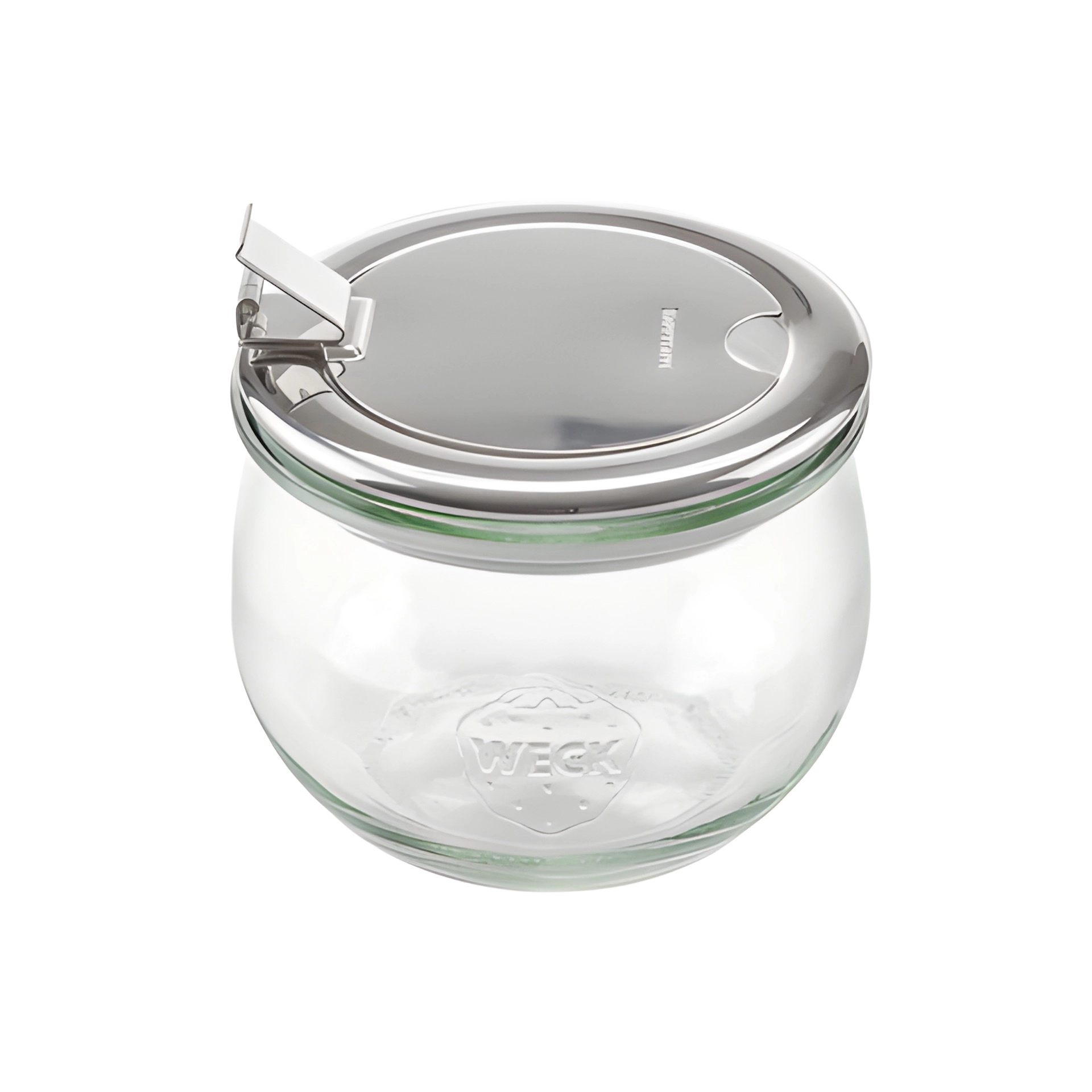 WECK-Glas 500 ml mit HappyTappi RR 100 Zuckerspenderdeckel