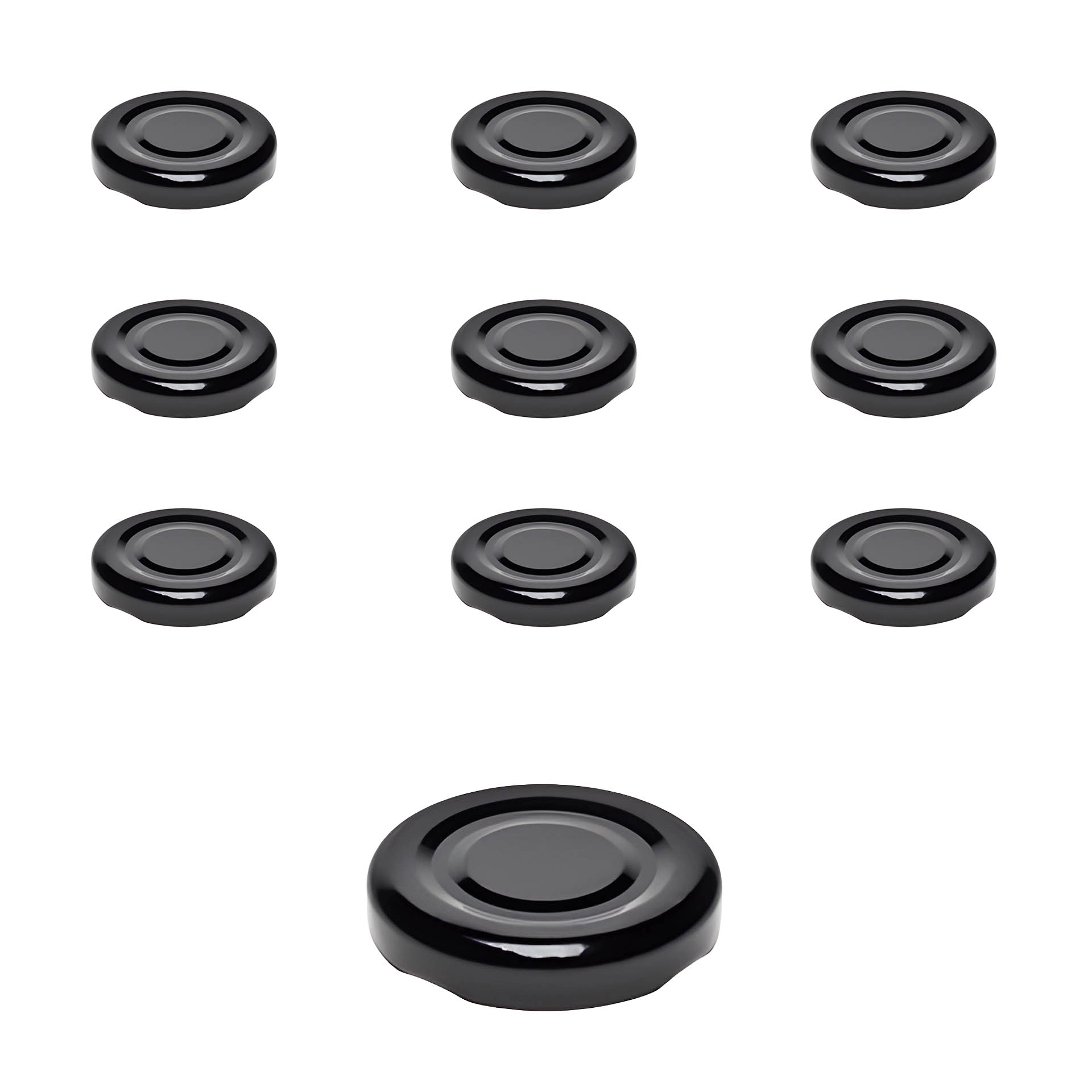 TO  38 schwarz past., 10 Stück