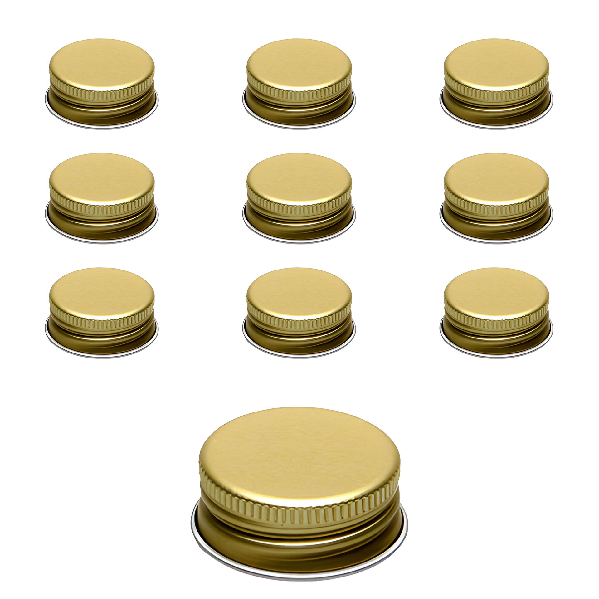 PP 31,5 gold Aluminium, 10 Stück