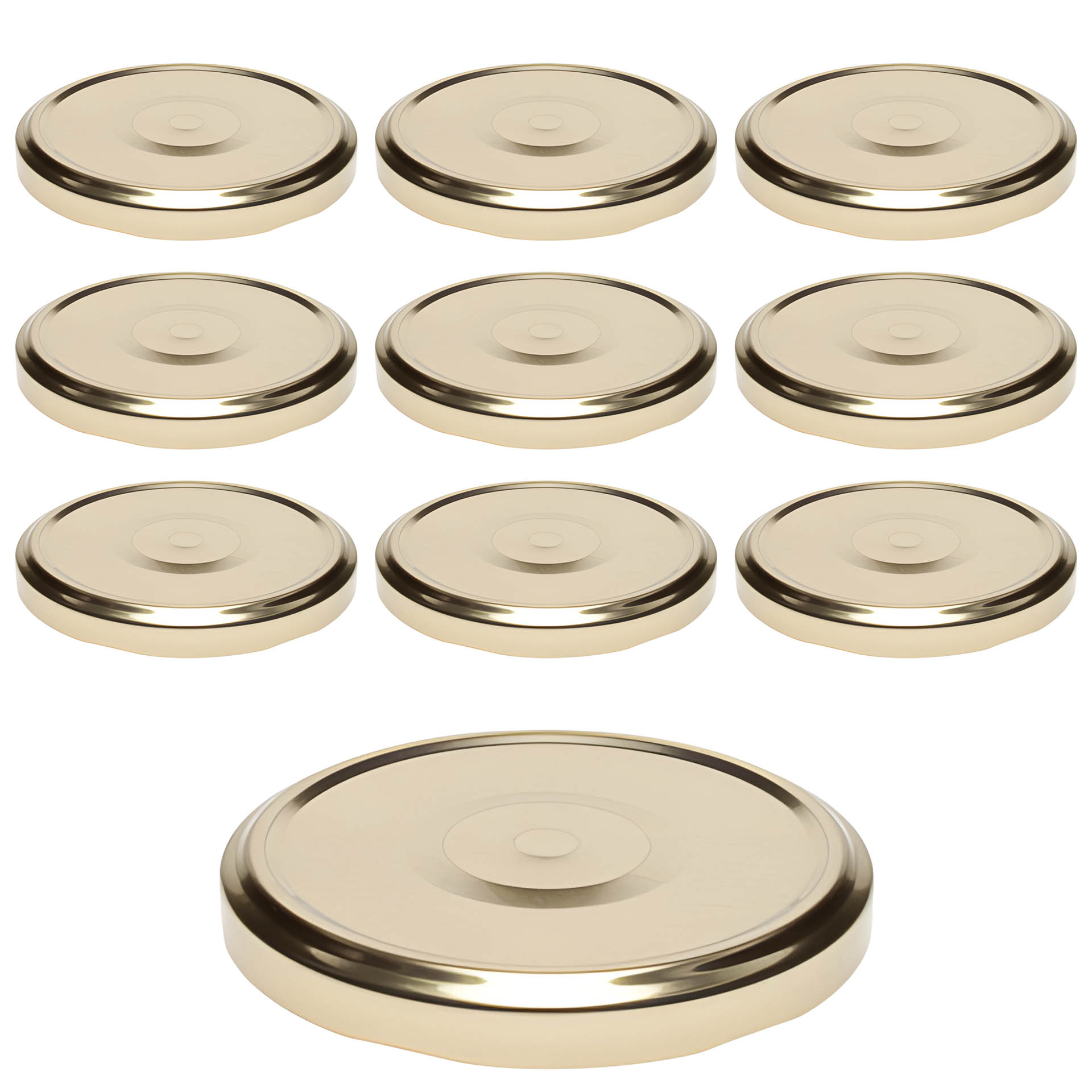 TO  82 gold ster. mit Button, 10 Stück