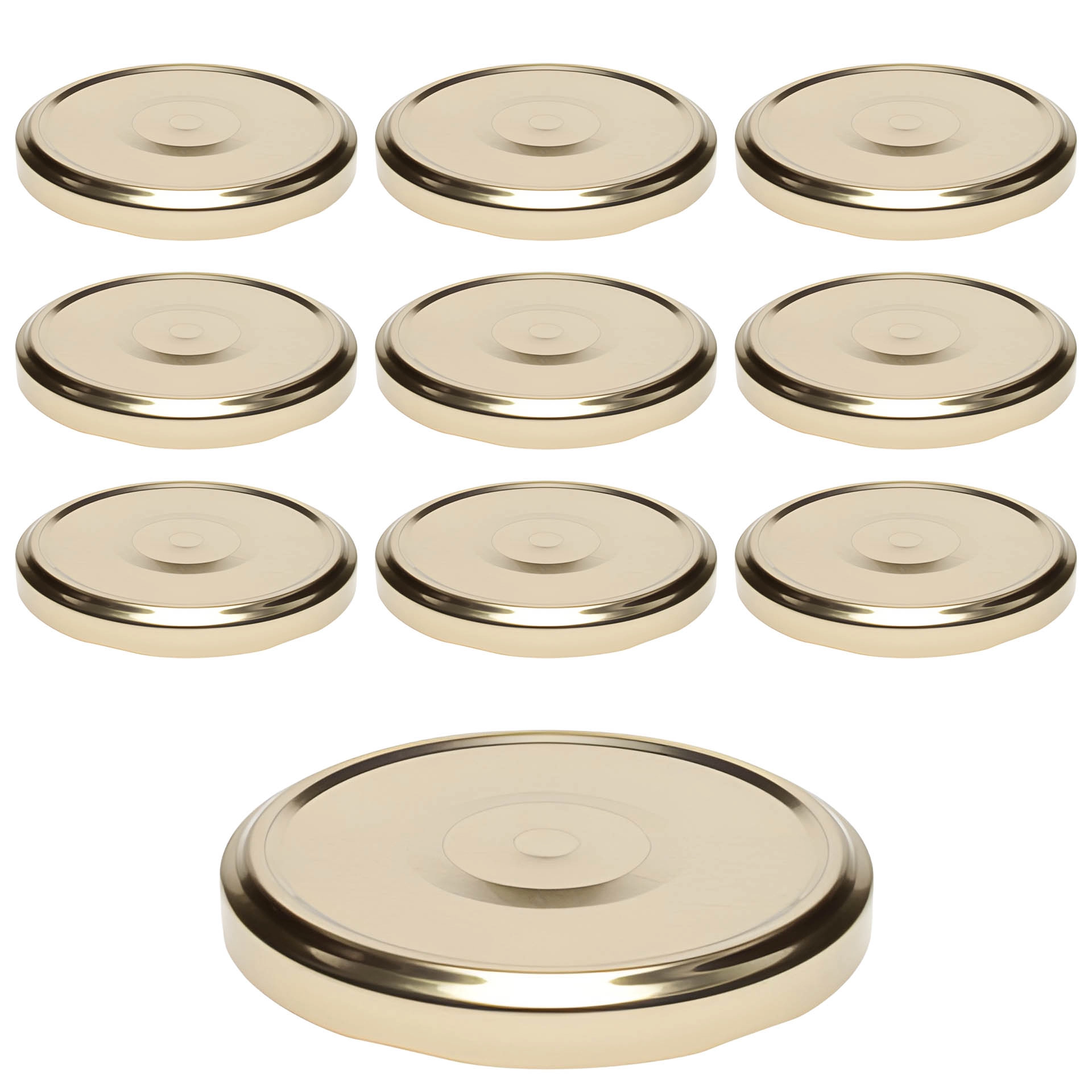 TO  82 gold ster. mit Button, 10 Stück