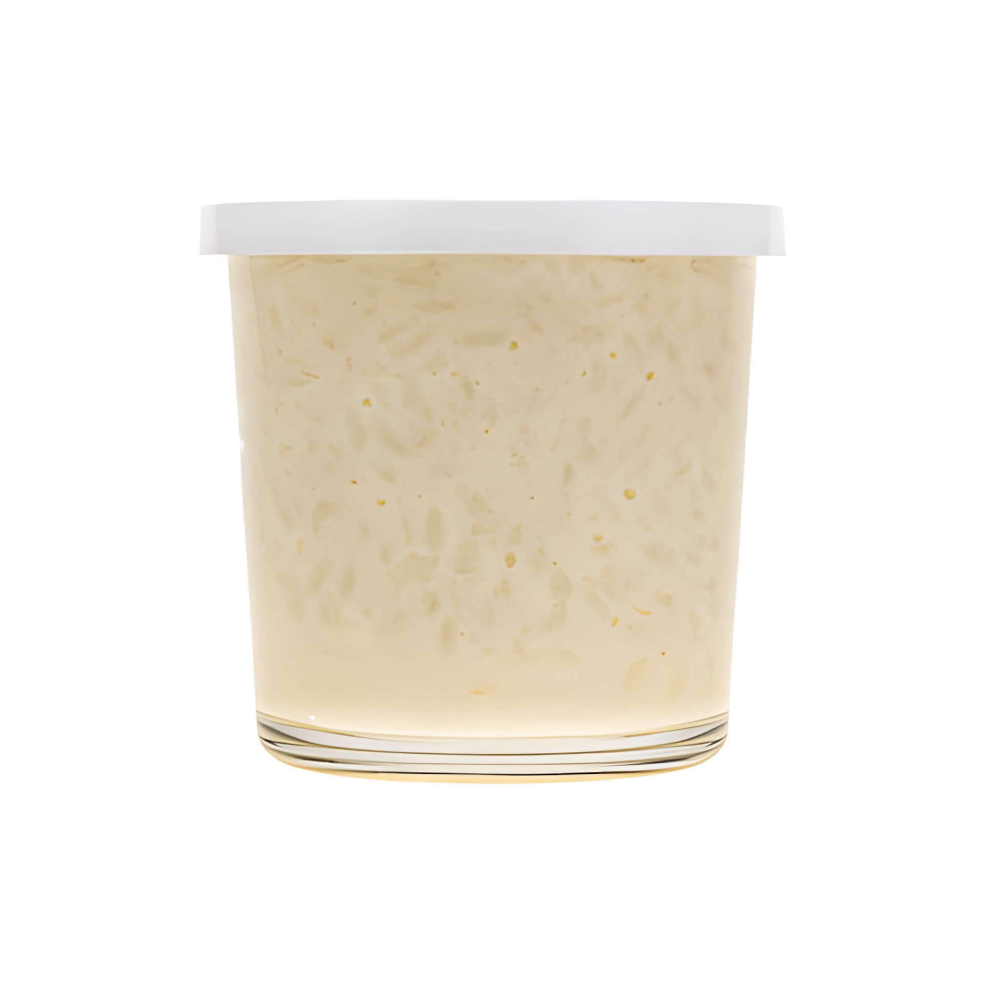 Servierglas 'Igloo' 400 ml mit Deckel, weiß