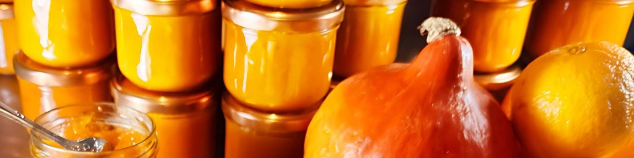 Kürbis und Orange einkochen