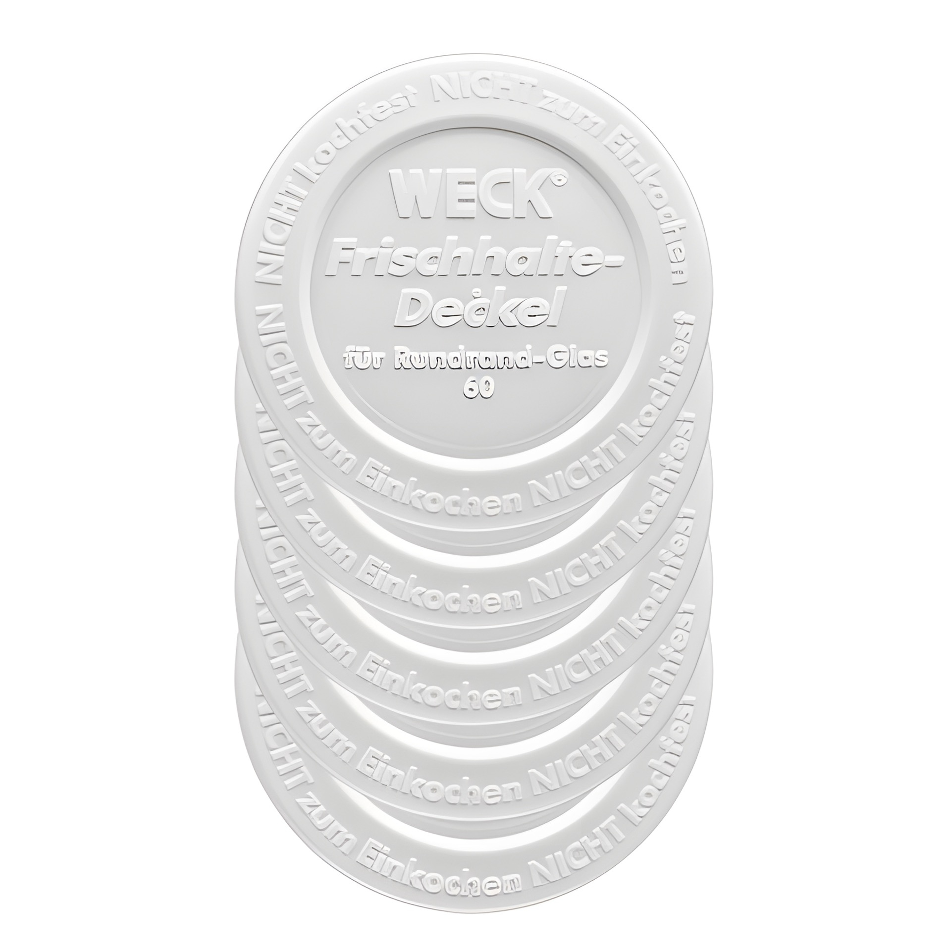 5 x WECK-Frischhaltedeckel RR  60