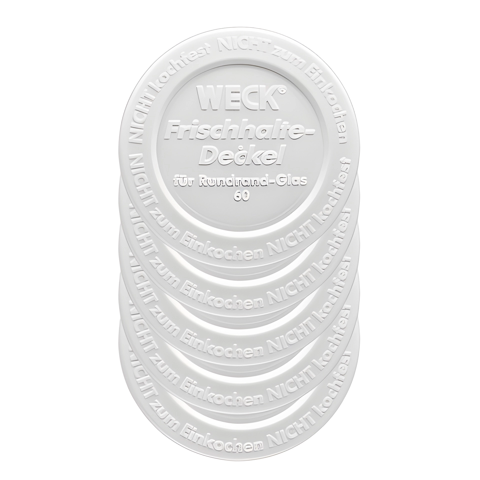 5 x WECK-Frischhaltedeckel RR  60