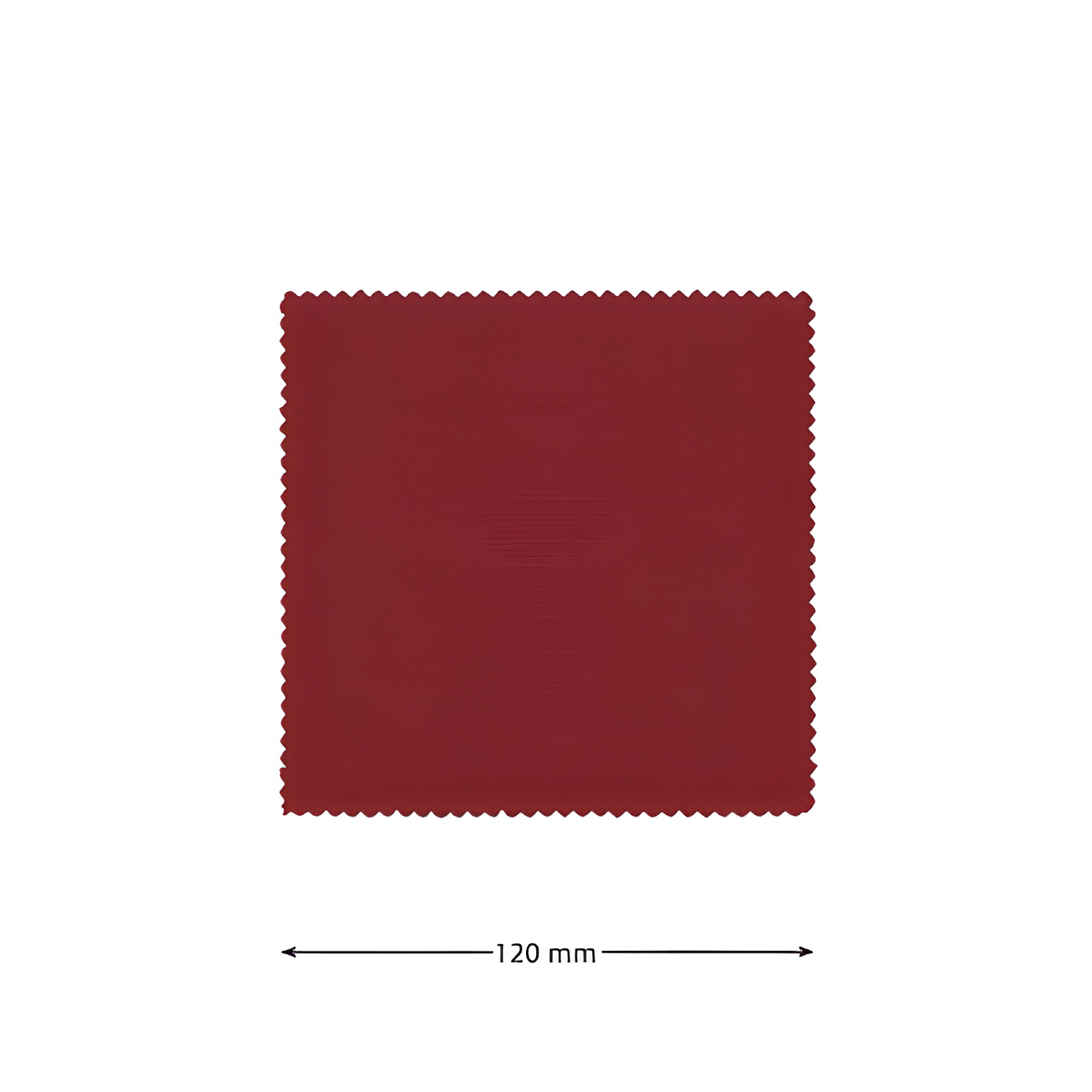 Deckchen 120 mm bordeaux