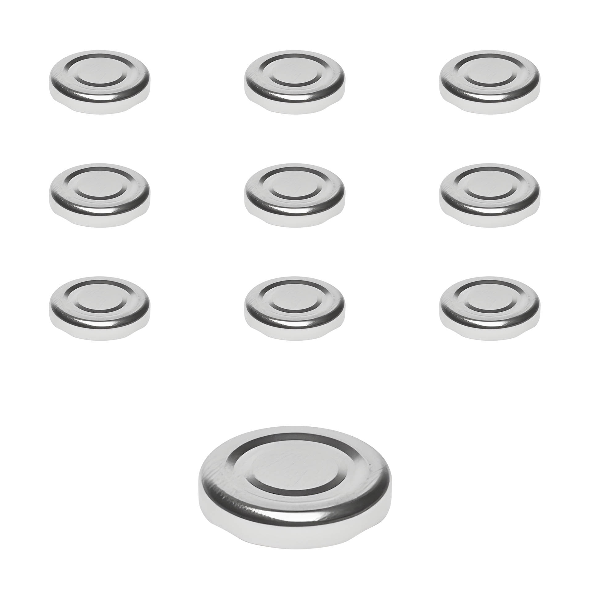 TO  38 silber past., 10 Stück