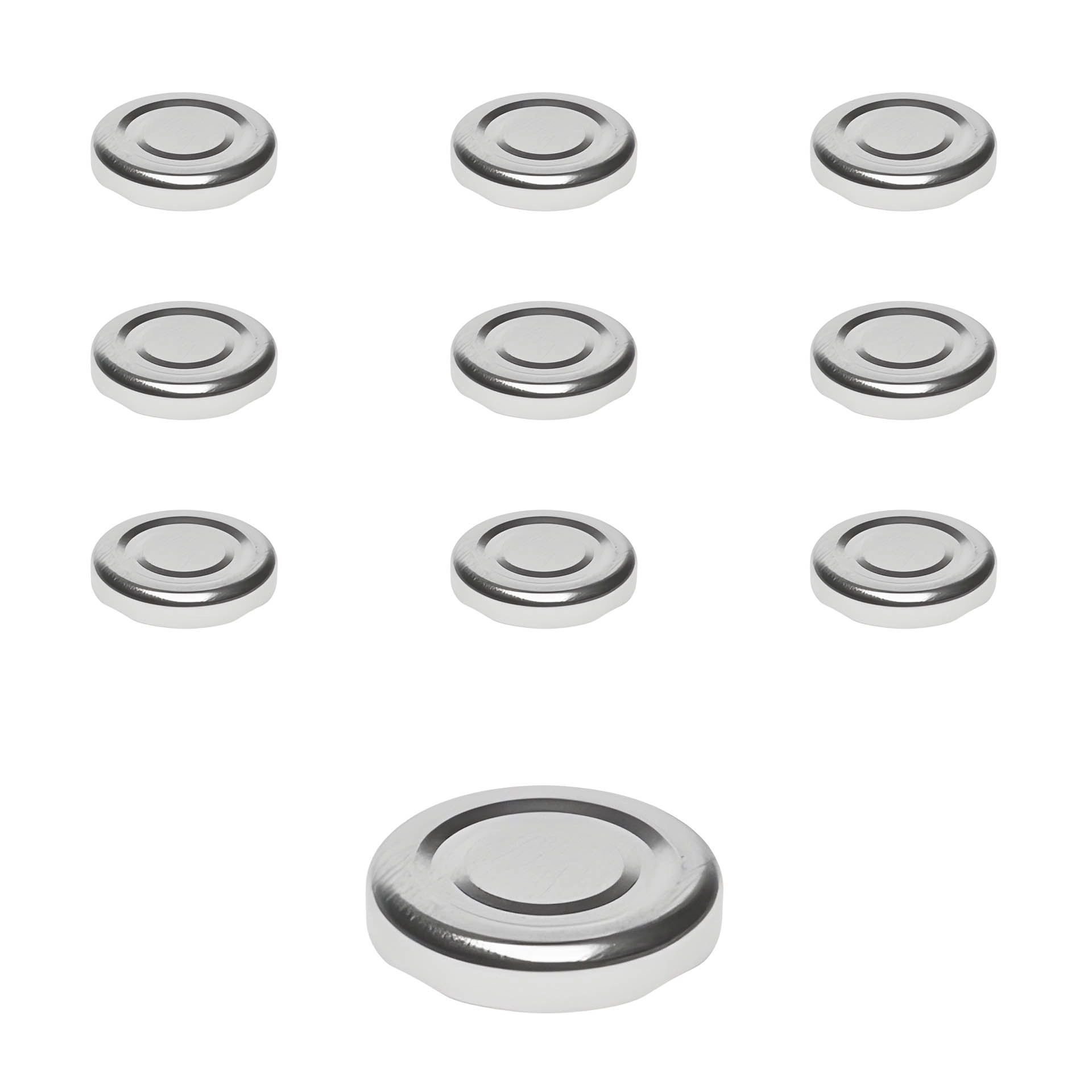 TO  38 silber past., 10 Stück