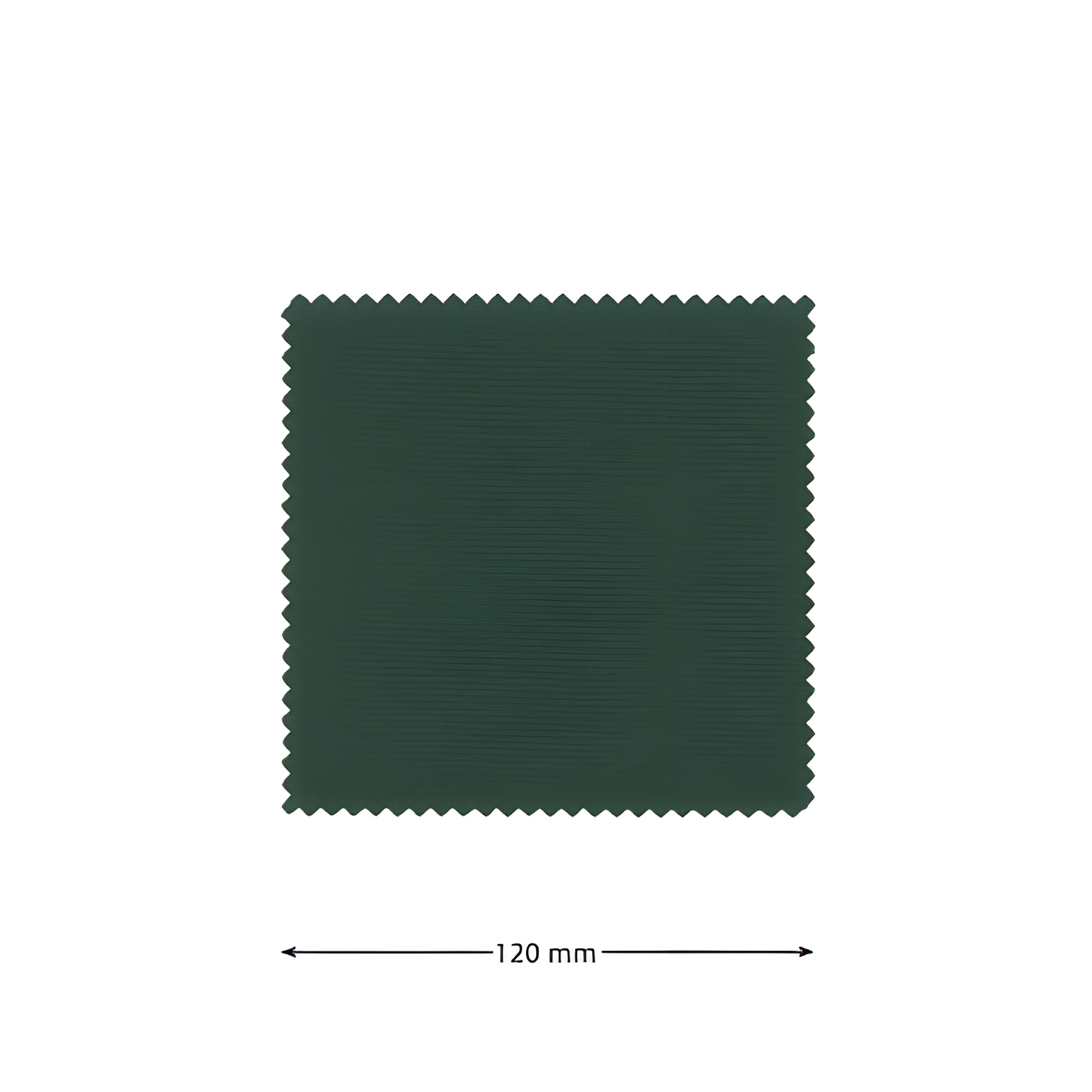 Deckchen 120 mm grün