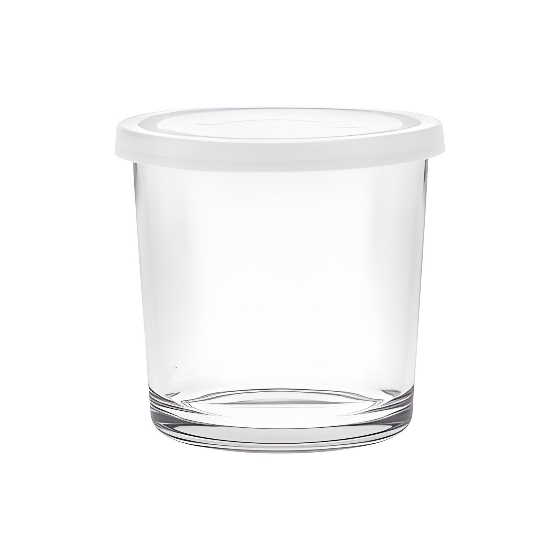 Servierglas 'Igloo' 400 ml mit Deckel, weiß