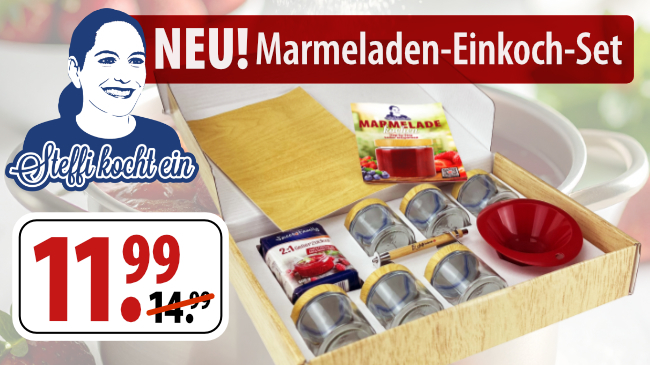Steffis Marmeladen-Einkoch-Set