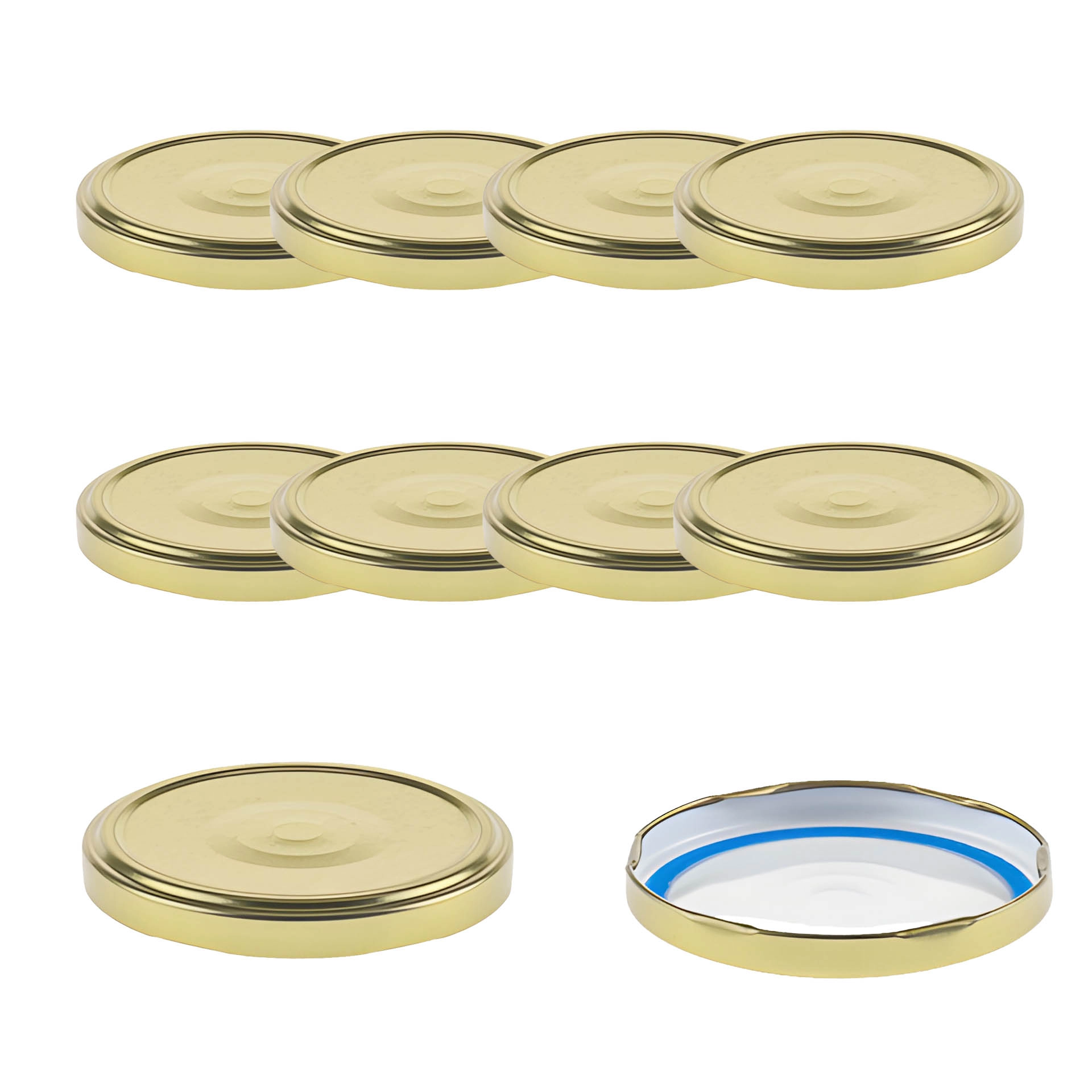 TO  82 gold ster. mit Button BLUESEAL, 10 Stück