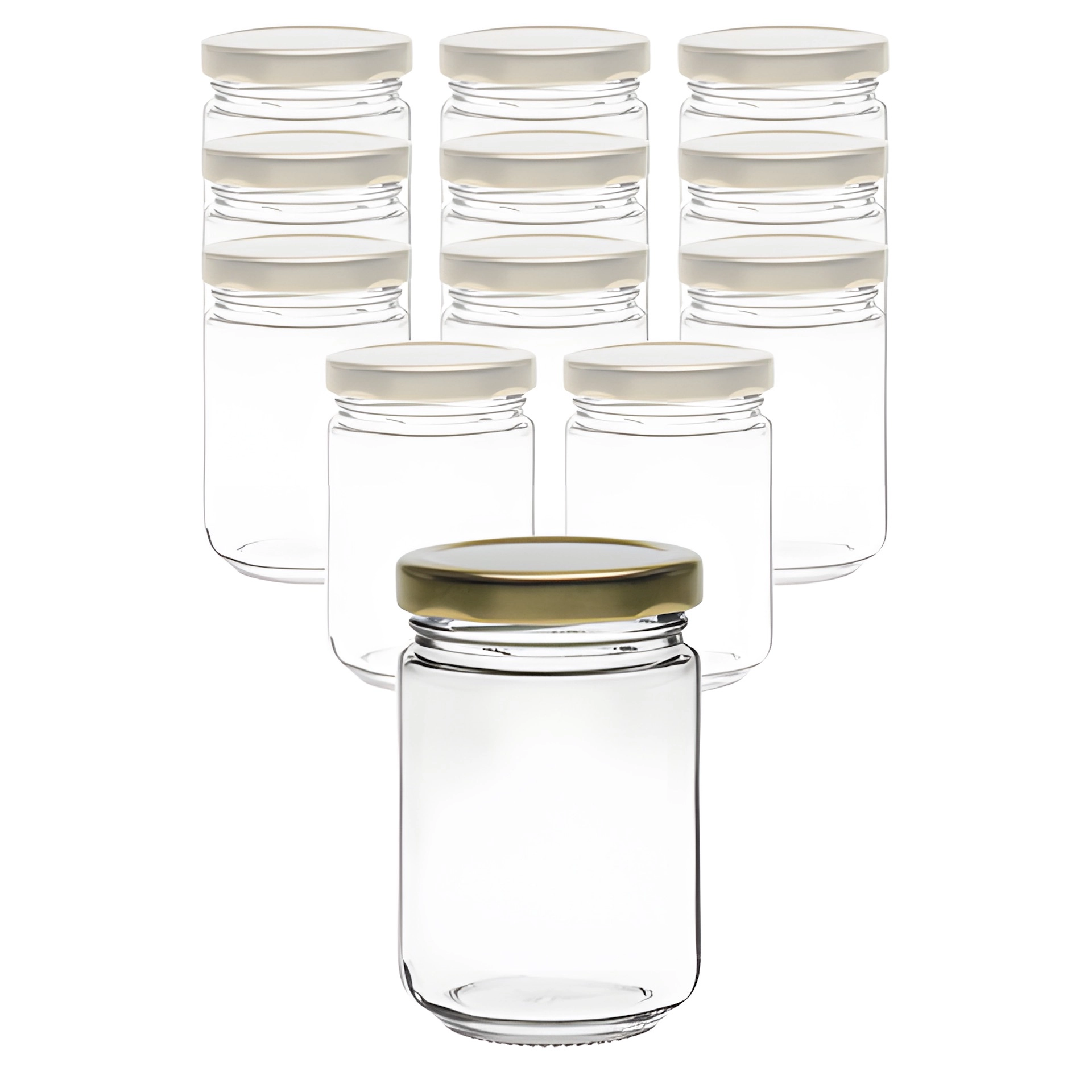 Set Rundglas 156 ml mit Deckel