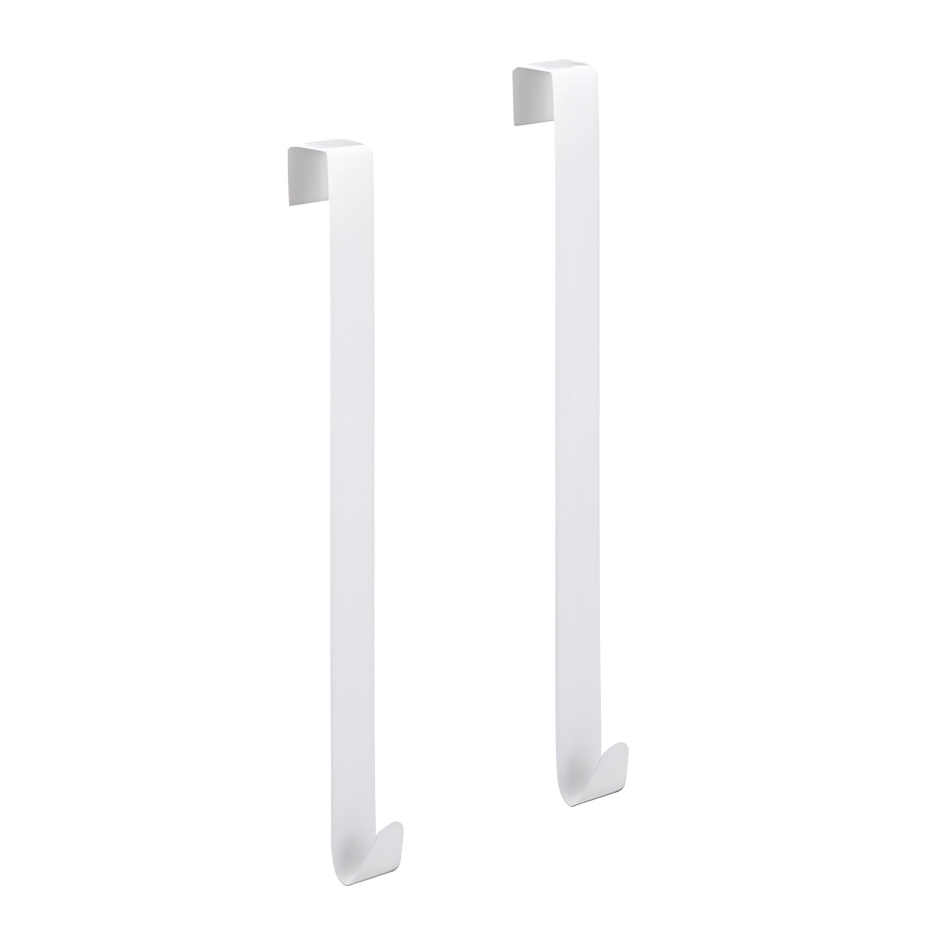 Tür- und Fensterhaken, Metall, 30 cm, weiß, 2 Stück