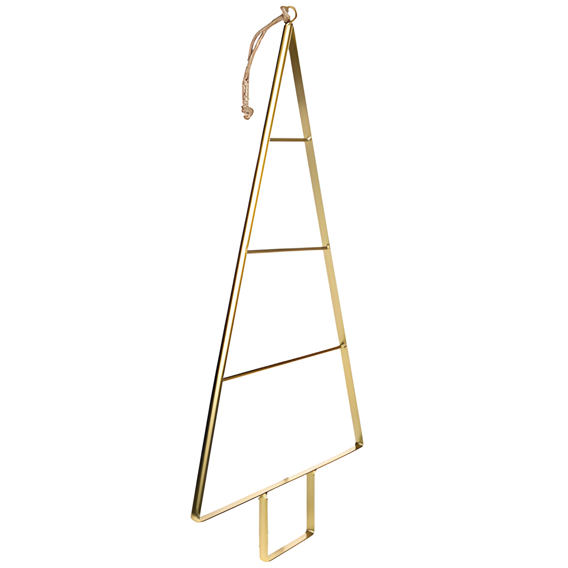 Metall-Anhänger 'Tannenbaum' gold, 27 x 45 cm