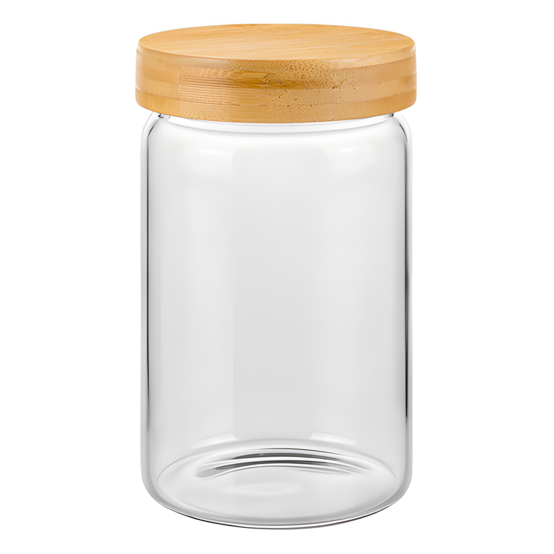 Vorratsglas 1250 ml mit Bambusdeckel