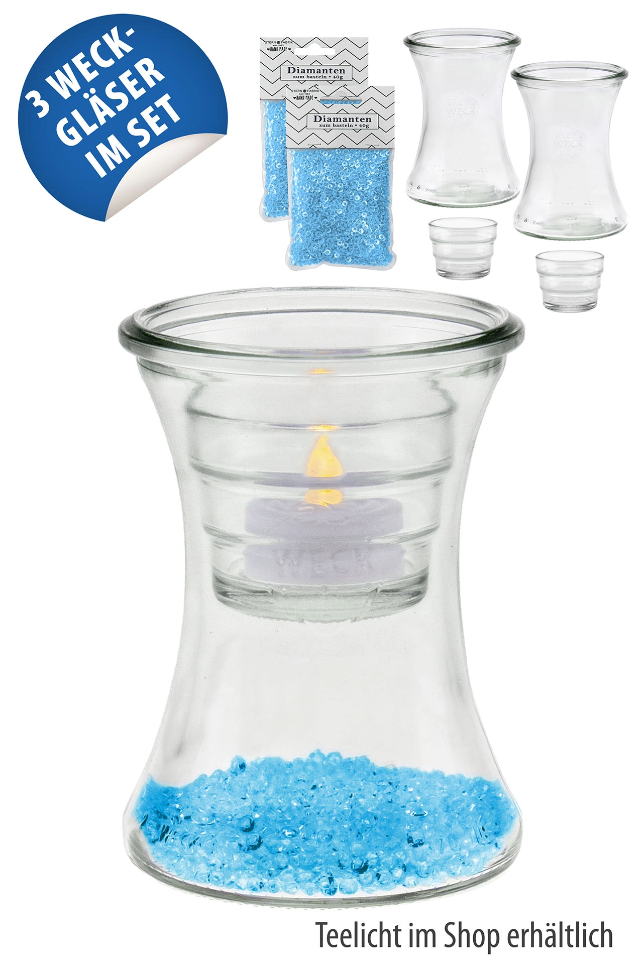 Sabines Glaslicht, 3er Set