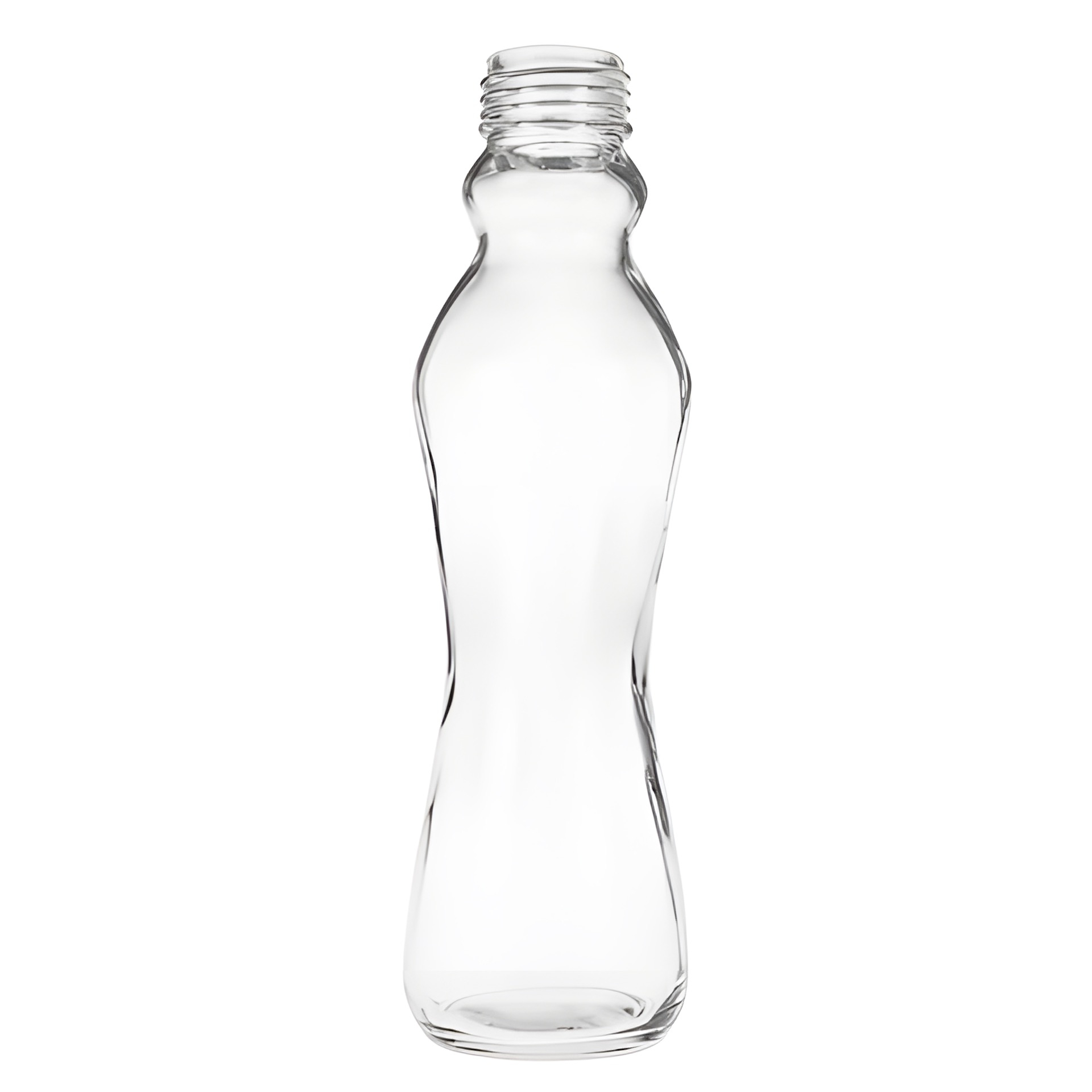 Glasflasche 500 ml klar