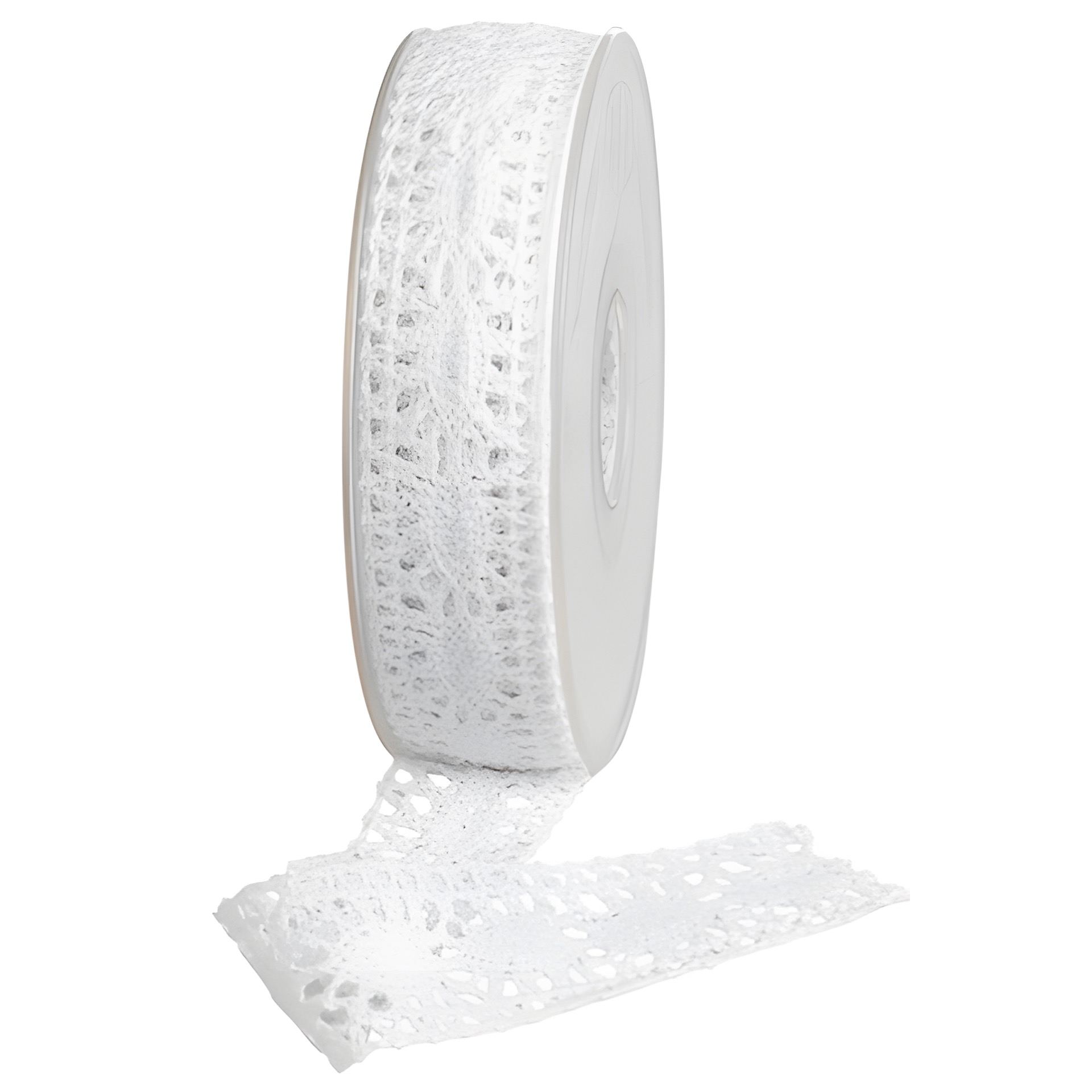 Spitzenband 10 m, 25 mm, weiß