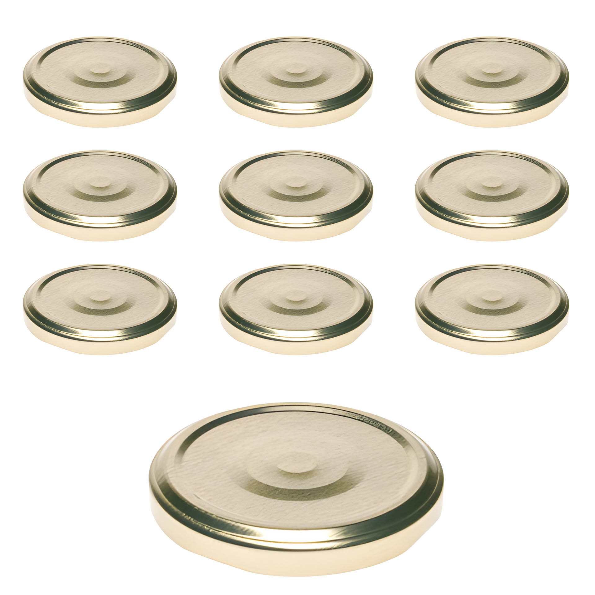 TO  66 gold past. mit Button, 10 Stück