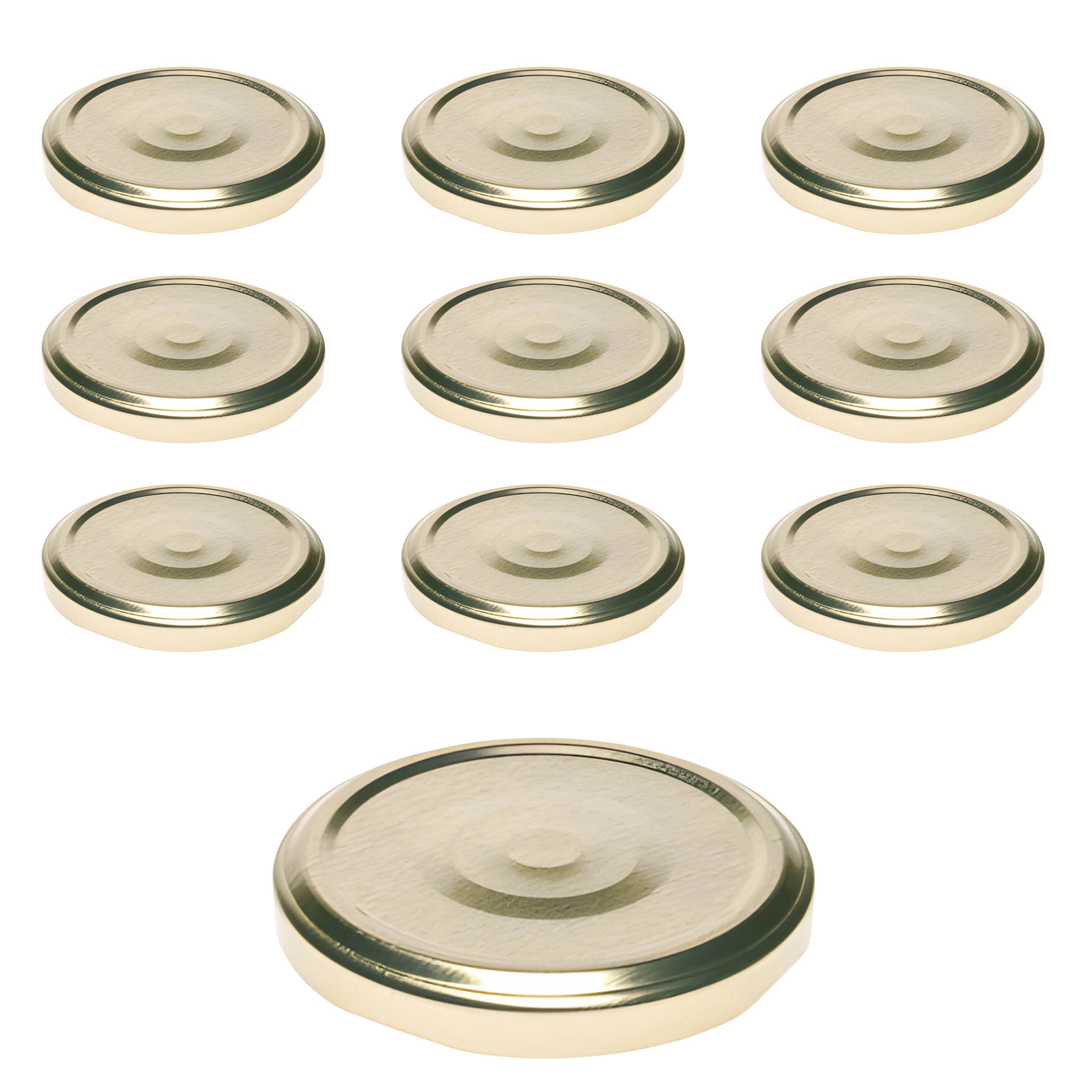 TO  66 gold past. mit Button, 10 Stück