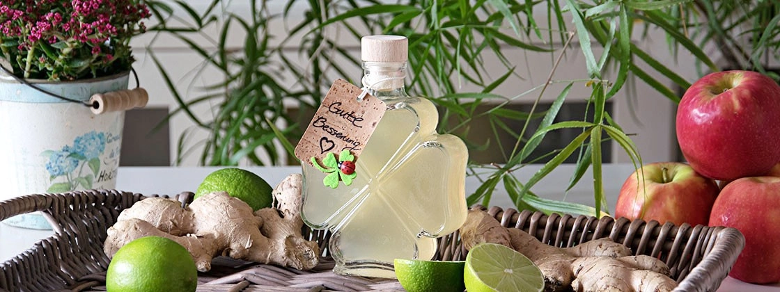 Ingwer-Limetten-Sirup