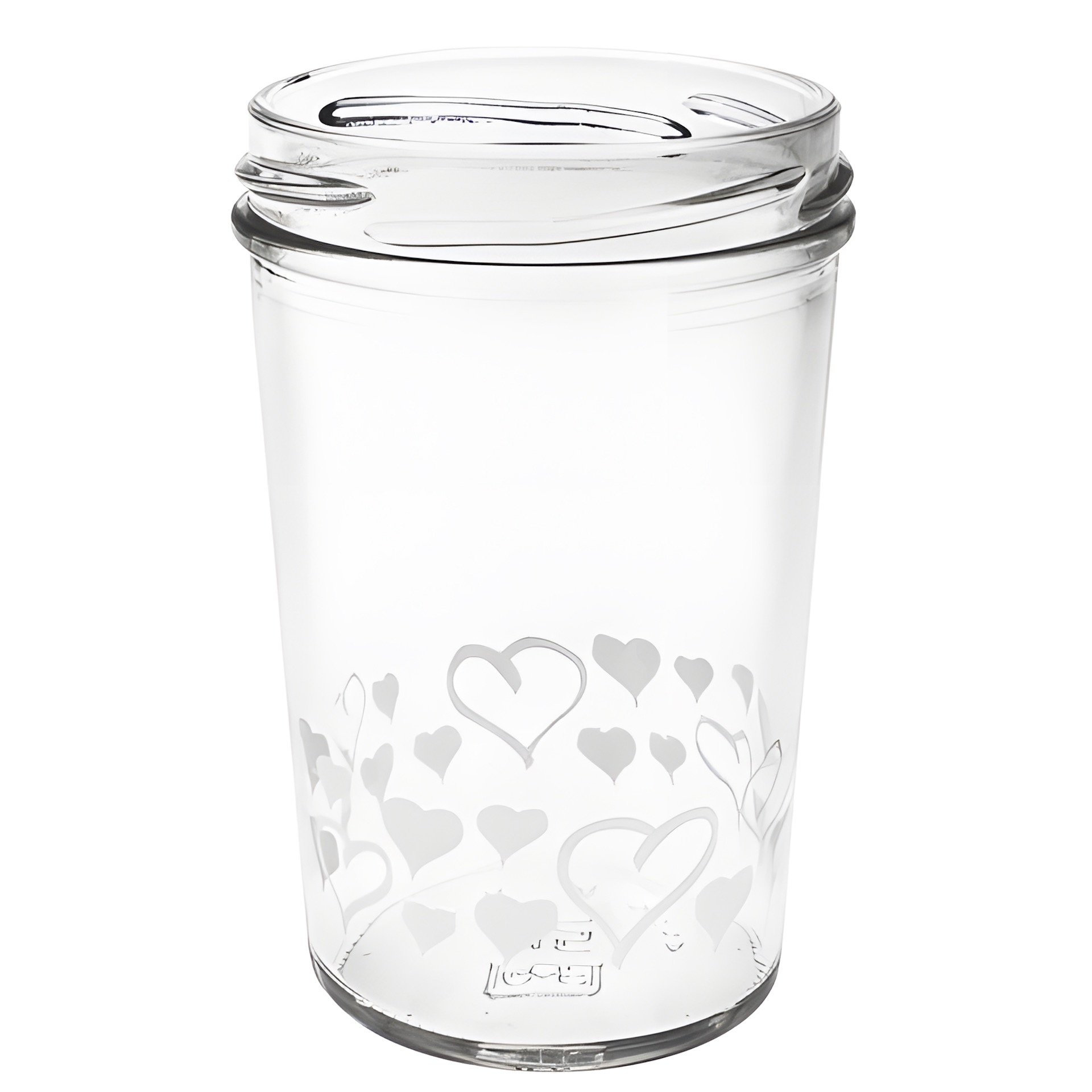 Becherglas 150 ml TO 66 'Herzen'