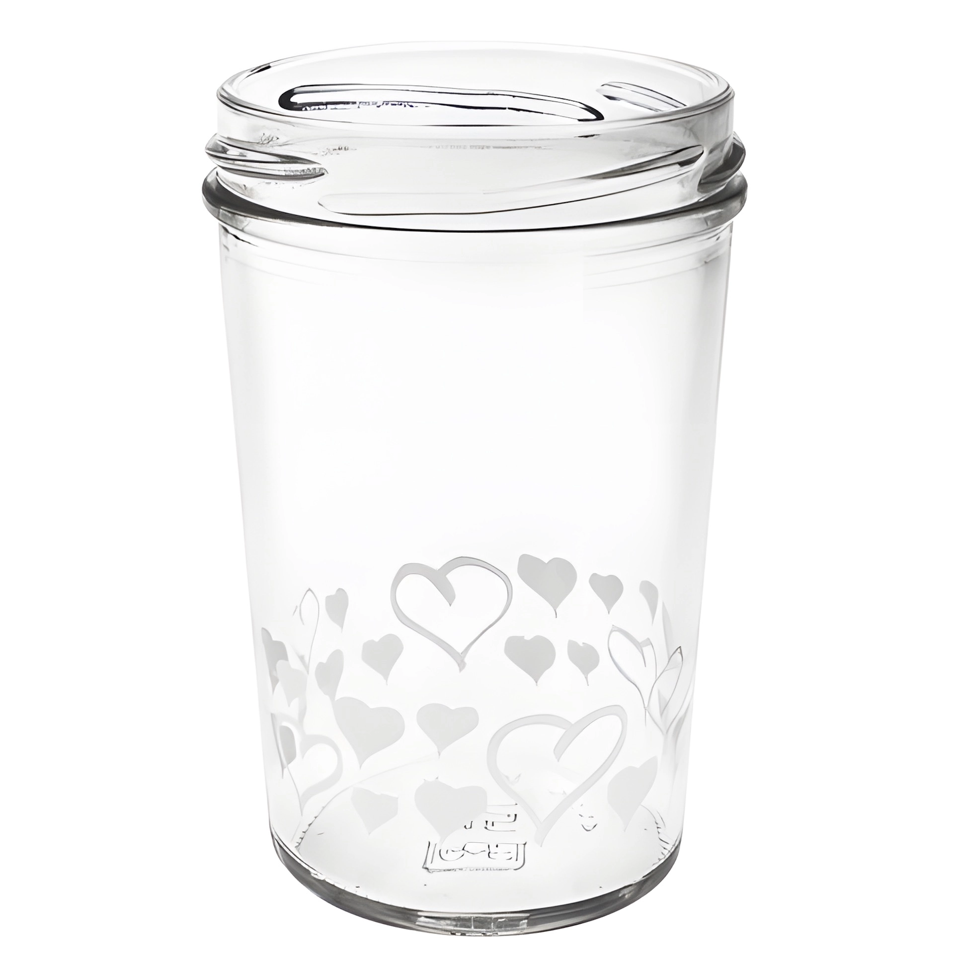 Becherglas 150 ml TO 66 'Herzen'